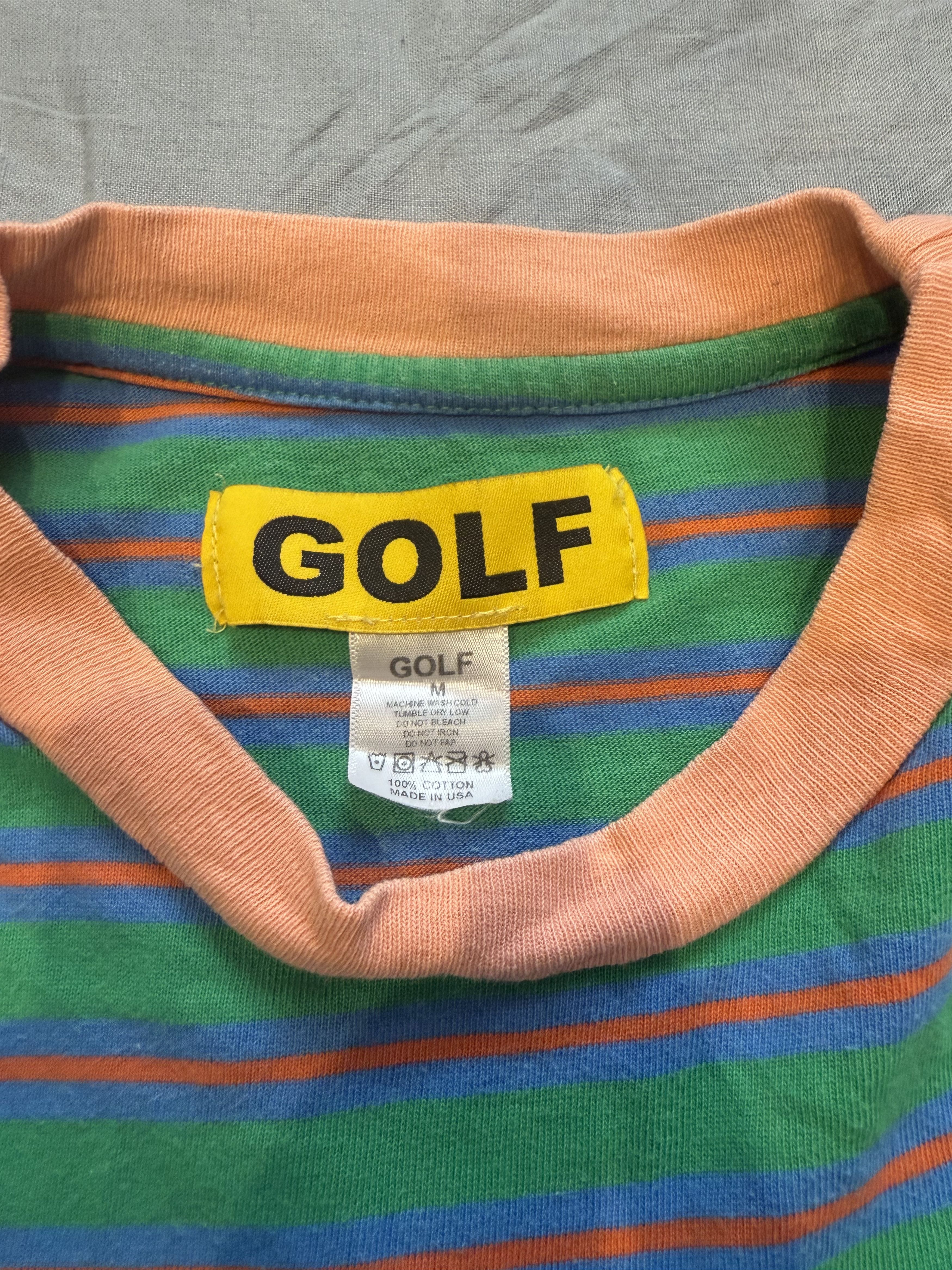 Golf Wang 2015 Rainbow striped T-shirt Size US M / EU 48-50 / 2 - 3 Thumbnail