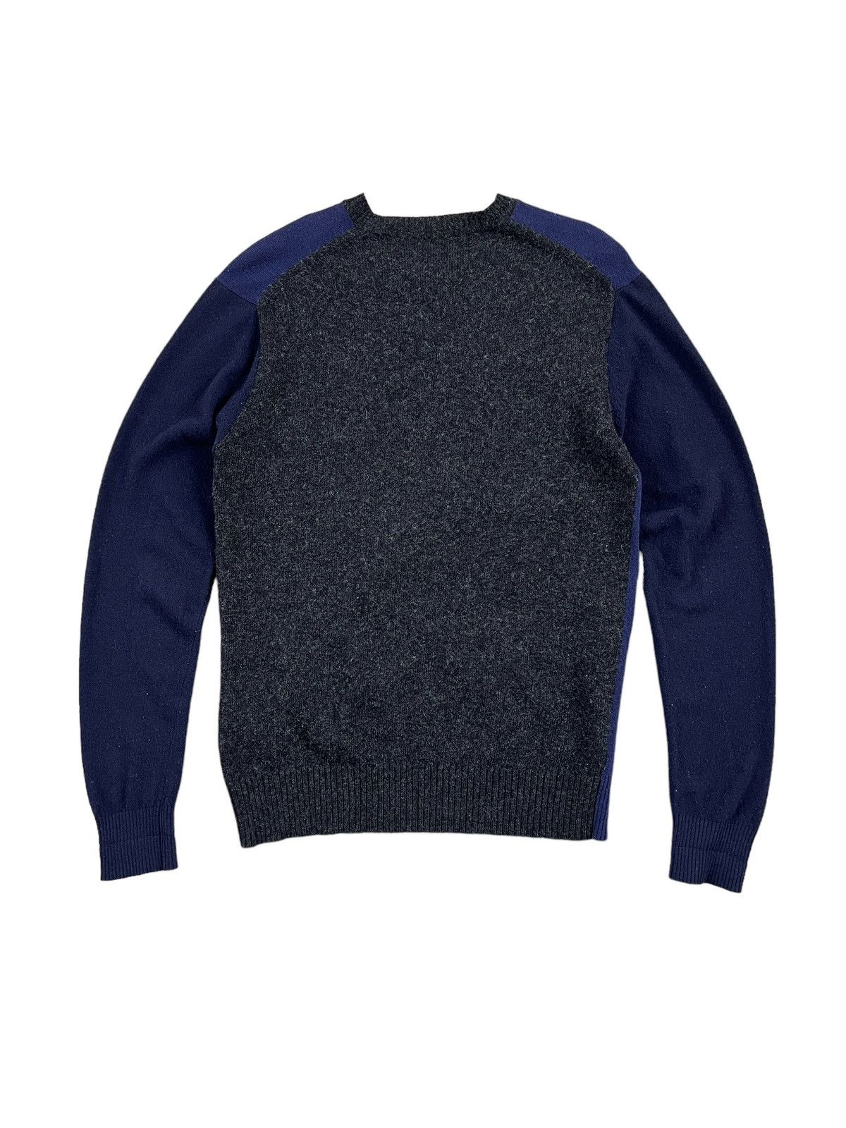 Comme des Garcons Homme Vintage Comme des Garçons Homme Tricolour Wool Jumper Size US M / EU 48-50 / 2 - 3 Thumbnail
