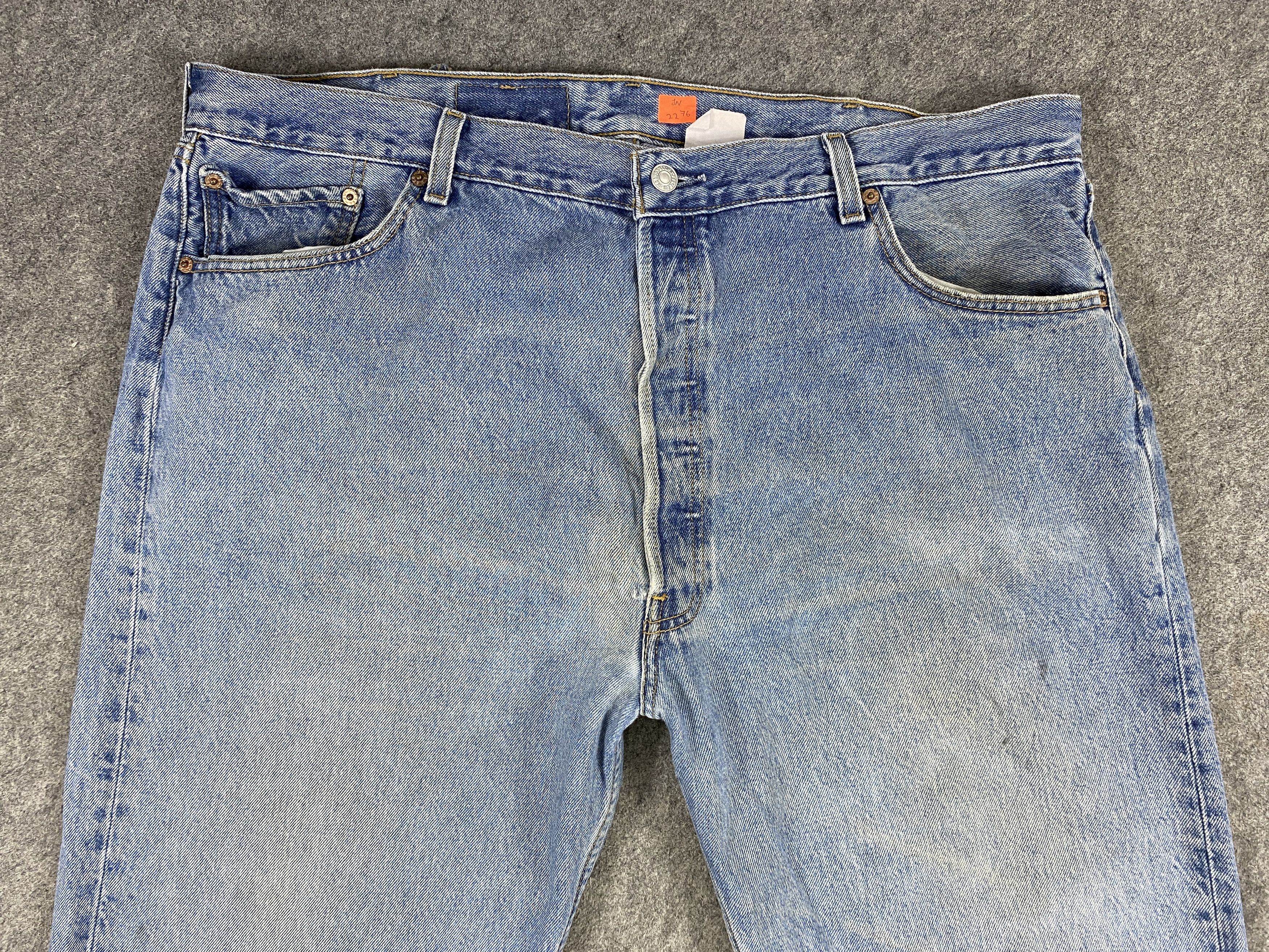 Japanese Brand Blue Wash Vintage Levi's 501 Jeans 41x30 Denim -JN2276 Size US 41 - 3 Thumbnail