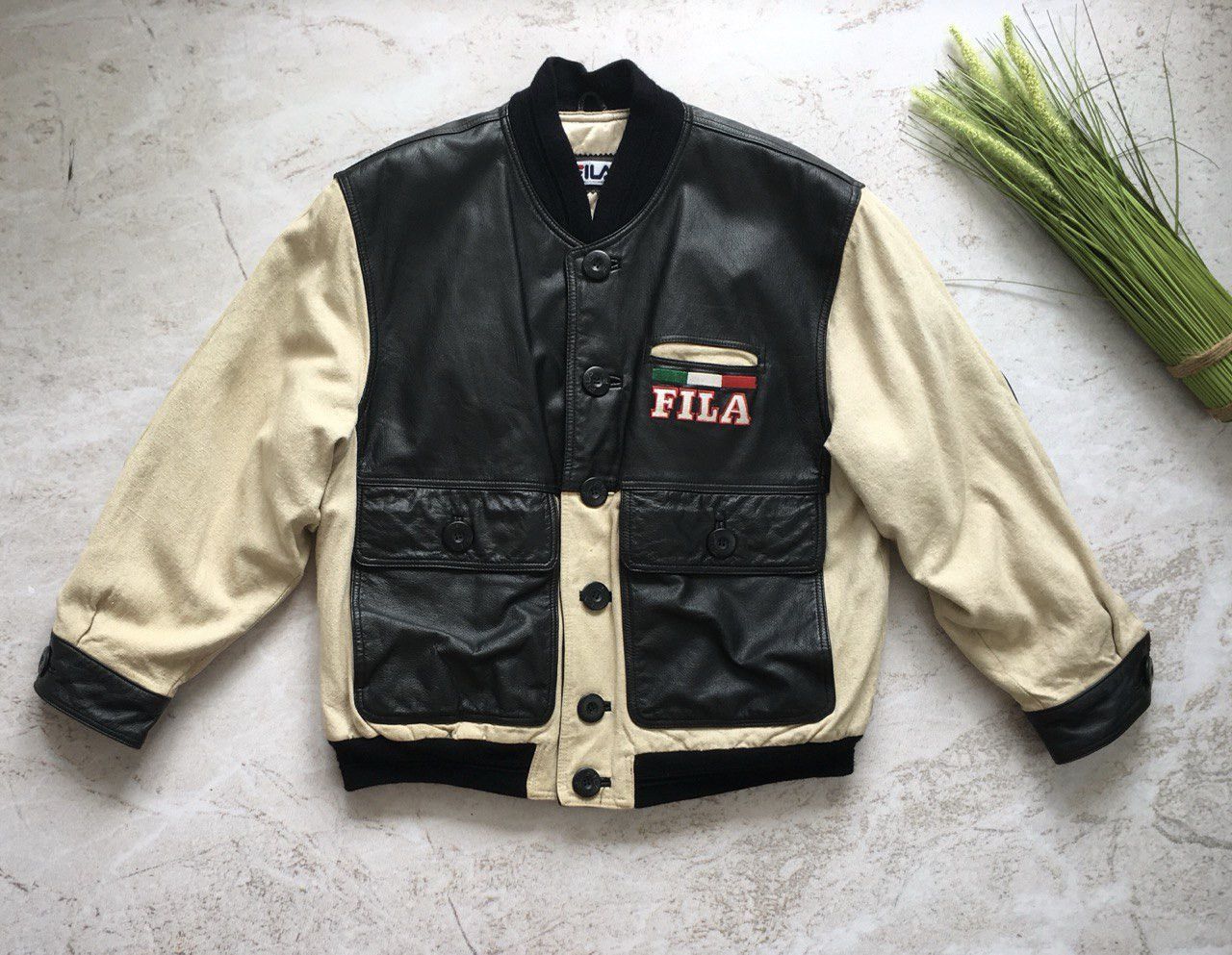 Fila Vintage Fila Varsity Jacket — Rare 90s Size US M / EU 48-50 / 2 - 1 Thumbnail