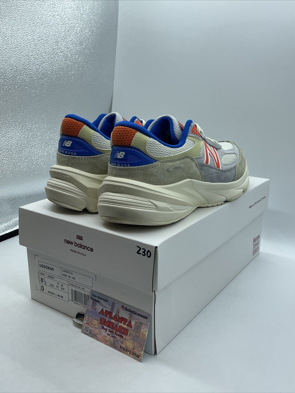 New Balance Kith x Madison square garden x 99v6 New York Knicks Size US 8.5 / EU 41-42 - 5 Thumbnail