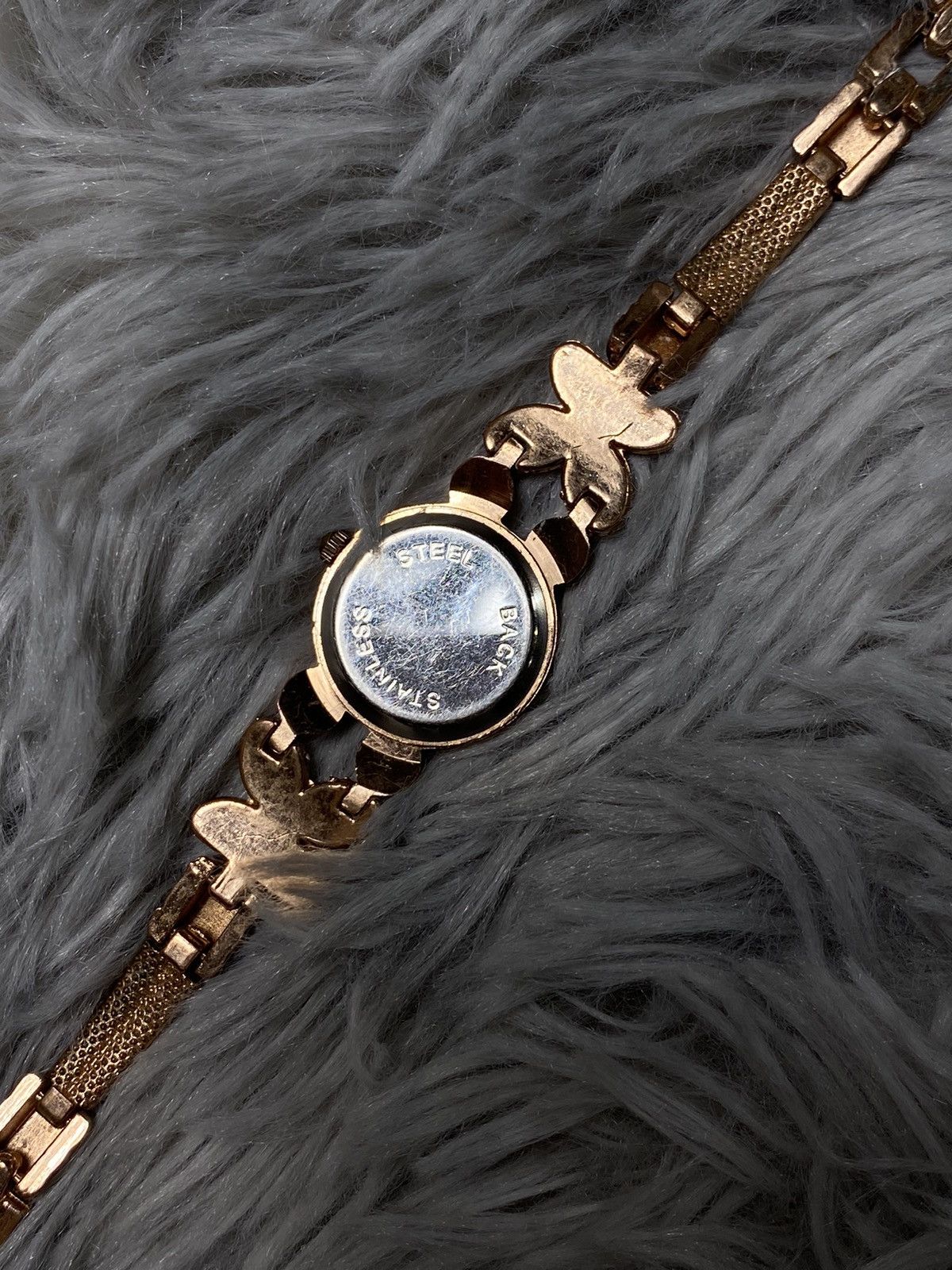 Japanese Brand × Jewelry × Vintage Soxy Gold-Tone Floral Bracelet Watch Size ONE SIZE - 11 Thumbnail