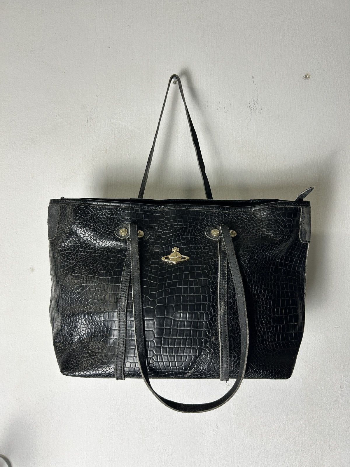 Vivienne Westwood Vivienne Westwood Black Leather Bag Size ONE SIZE - 1 Thumbnail