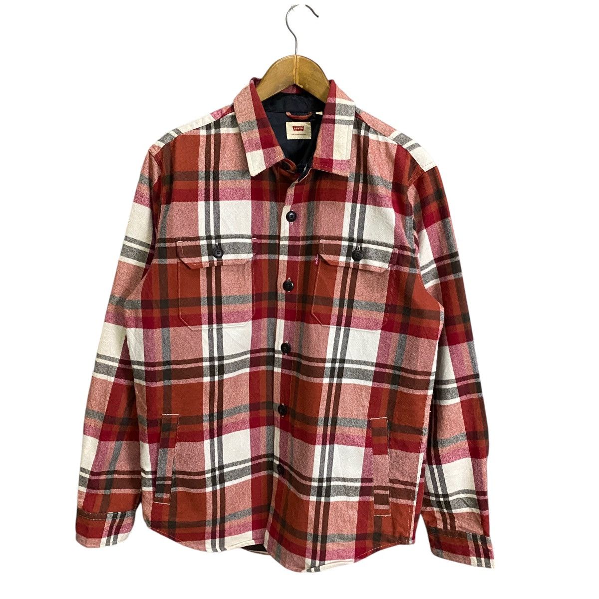 Levi's Levis checkered plaid cotton jacket Size US M / EU 48-50 / 2 - 1 Thumbnail