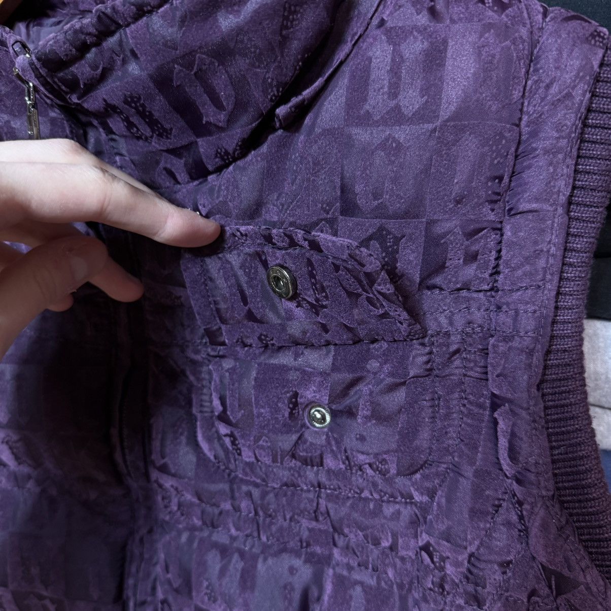 Hysteric Glamour 📌 Crazy Forest Y2K Monogram Y2K Vintage Puffer Vest Size L / US 10 / IT 46 - 3 Thumbnail