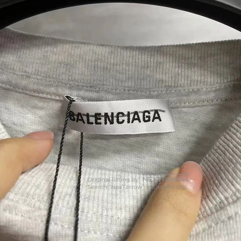Balenciaga Balenciaga Gray WFP Logo Short Sleeve T-shirt. Size US XXS / EU 40 - 3 Thumbnail