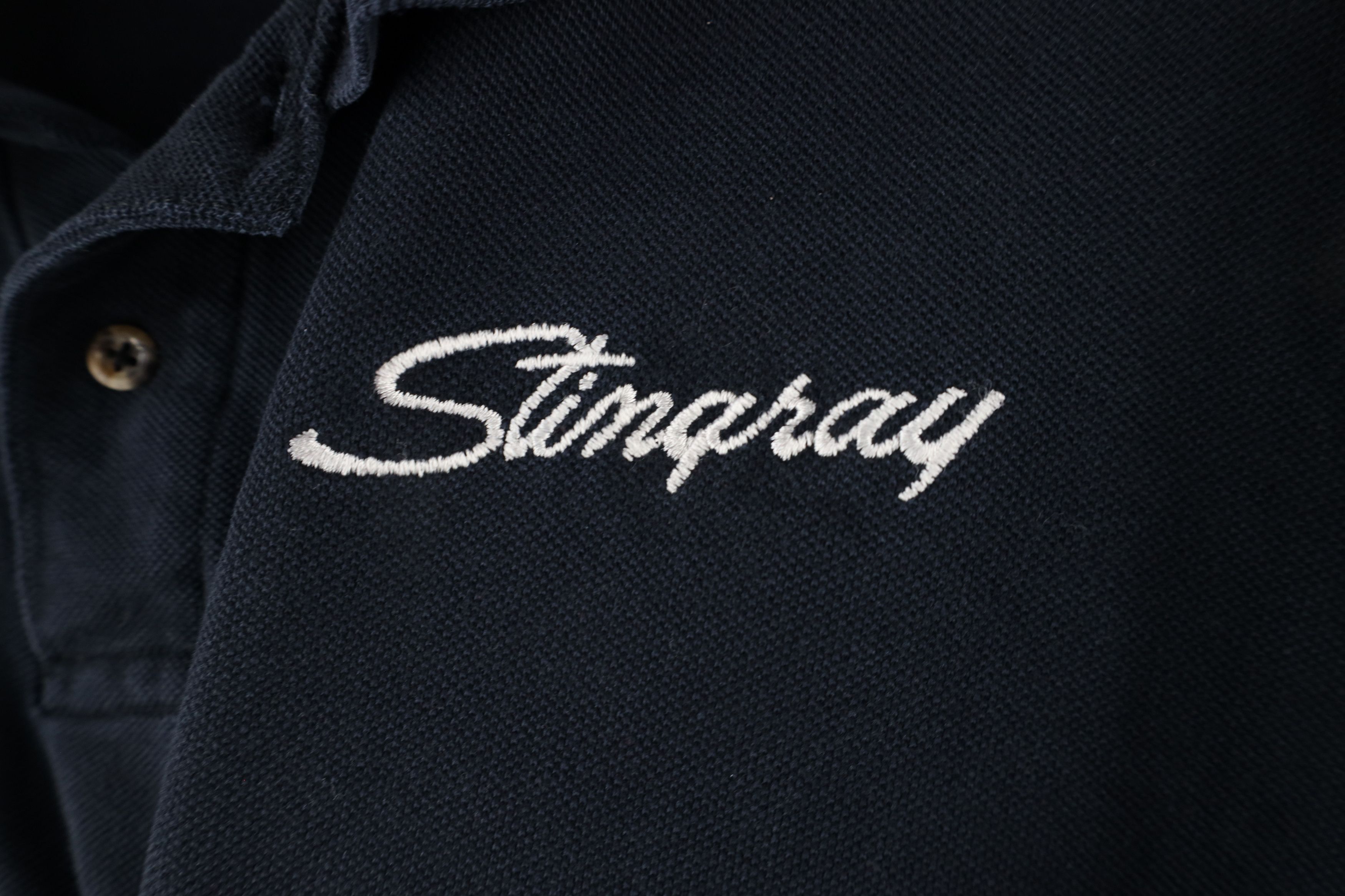 Vintage Vintage 90s Spell Out Stingray Boats Collared Polo Shirt Size US XXL / EU 58 / 5 - 4 Thumbnail