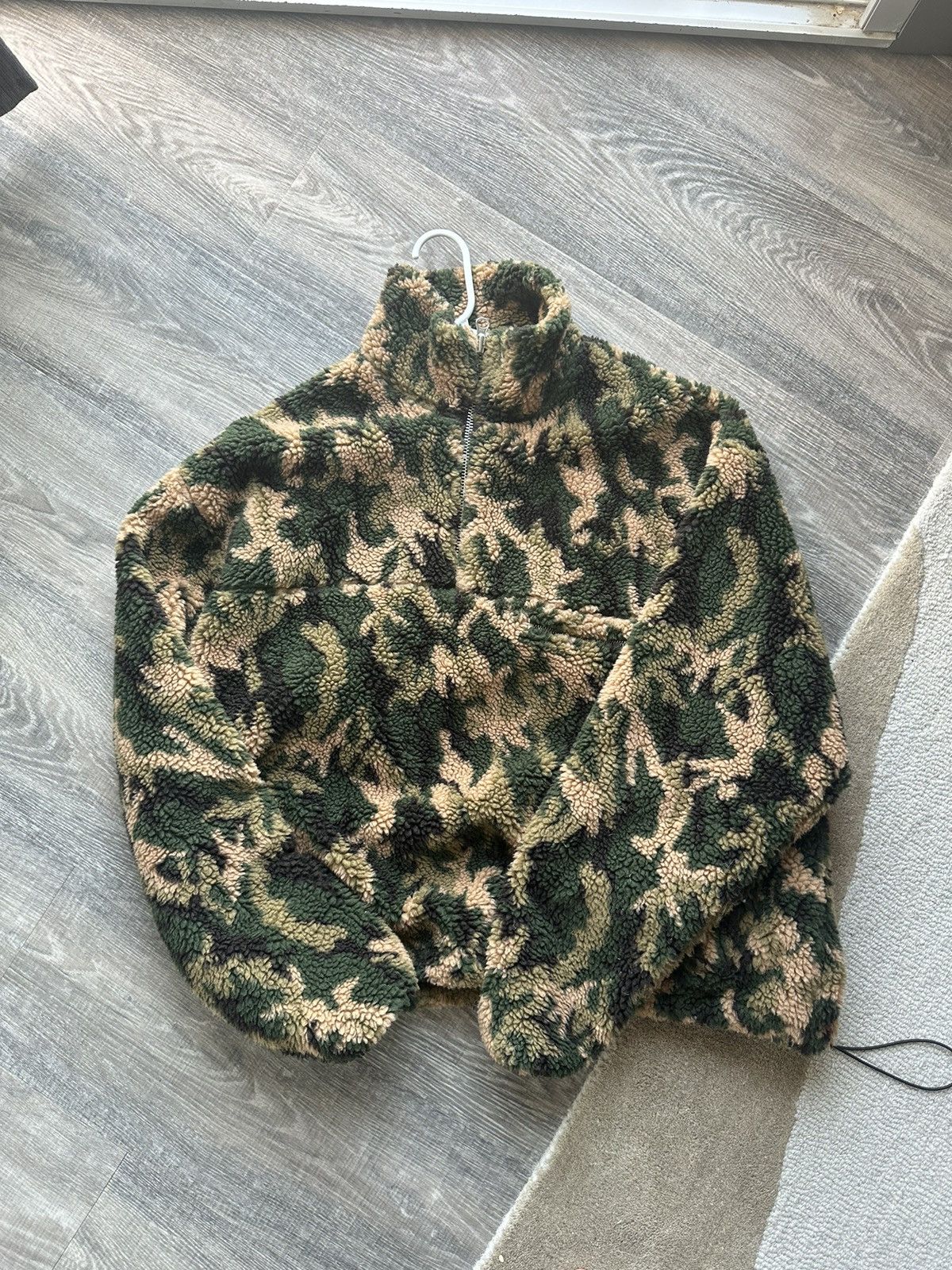 image of Ronning Camo Fleece Jacket in Green, Men's (Size Large)