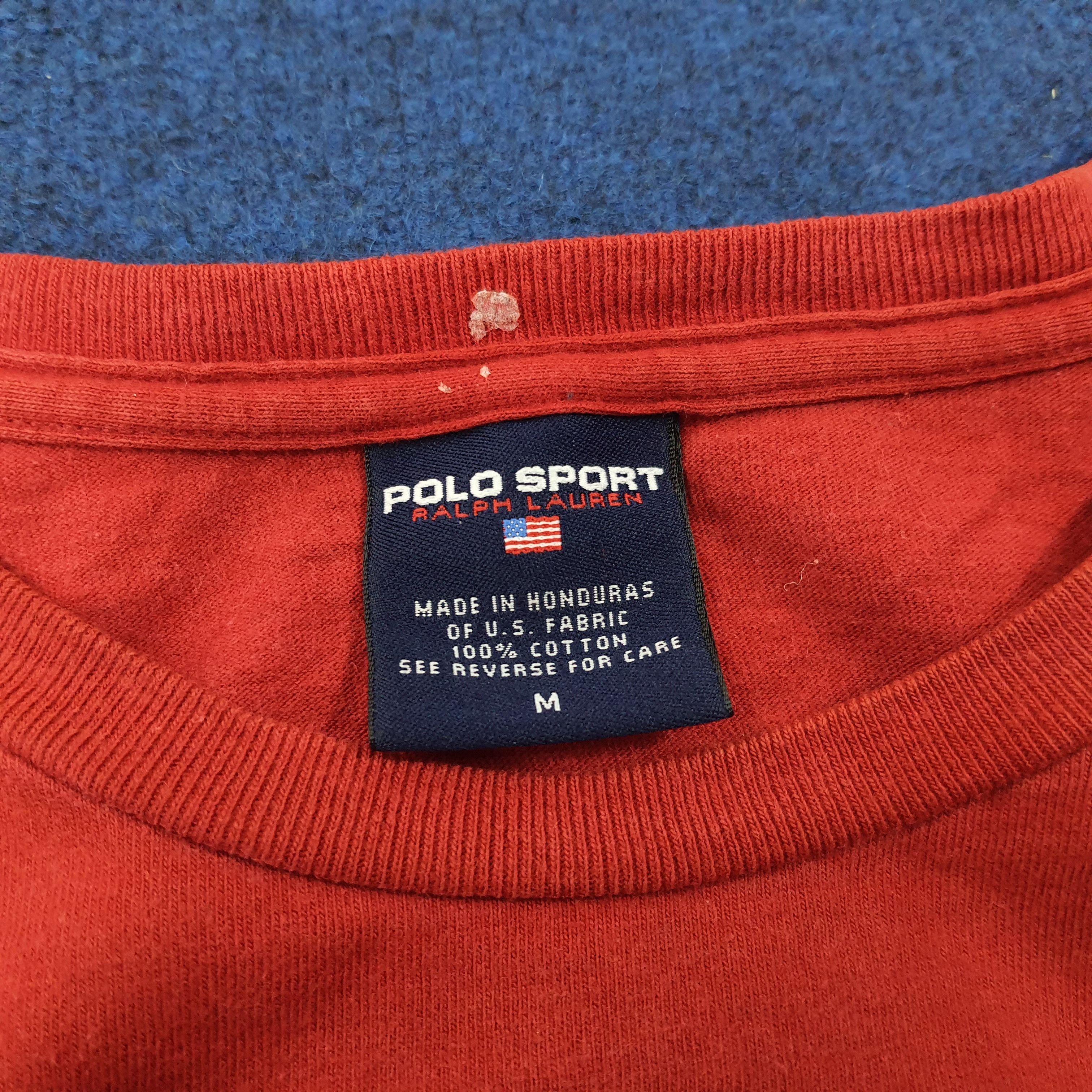 Polo Ralph Lauren × Vintage Vintage Polo Sport Ralph Lauren Long Sleeve Tshirt Size US L / EU 52-54 / 3 - 6 Thumbnail