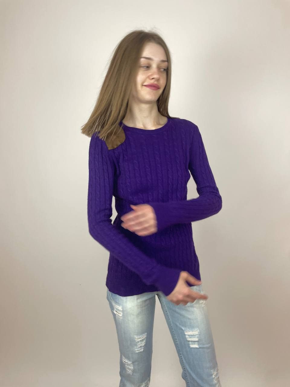 Polo Ralph Lauren Polo Ralph Lauren Sweater Knit Pullover Long Sleeve purple Size S / US 4 / IT 40 - 5 Thumbnail