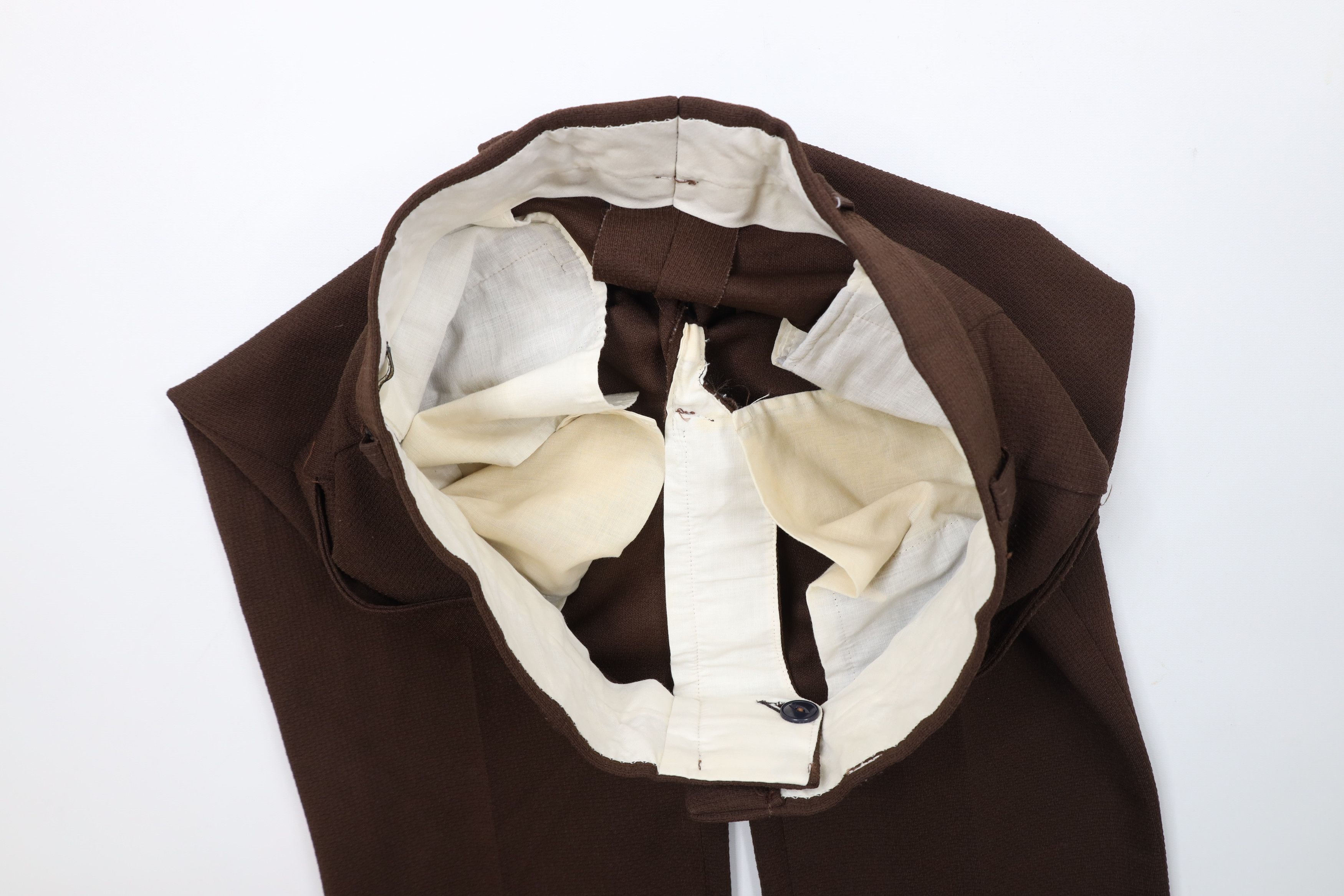 Vintage Vintage 70s Streetwear Knit Wide Leg Chino Pants Brown USA Size US 32 / EU 48 - 8 Thumbnail