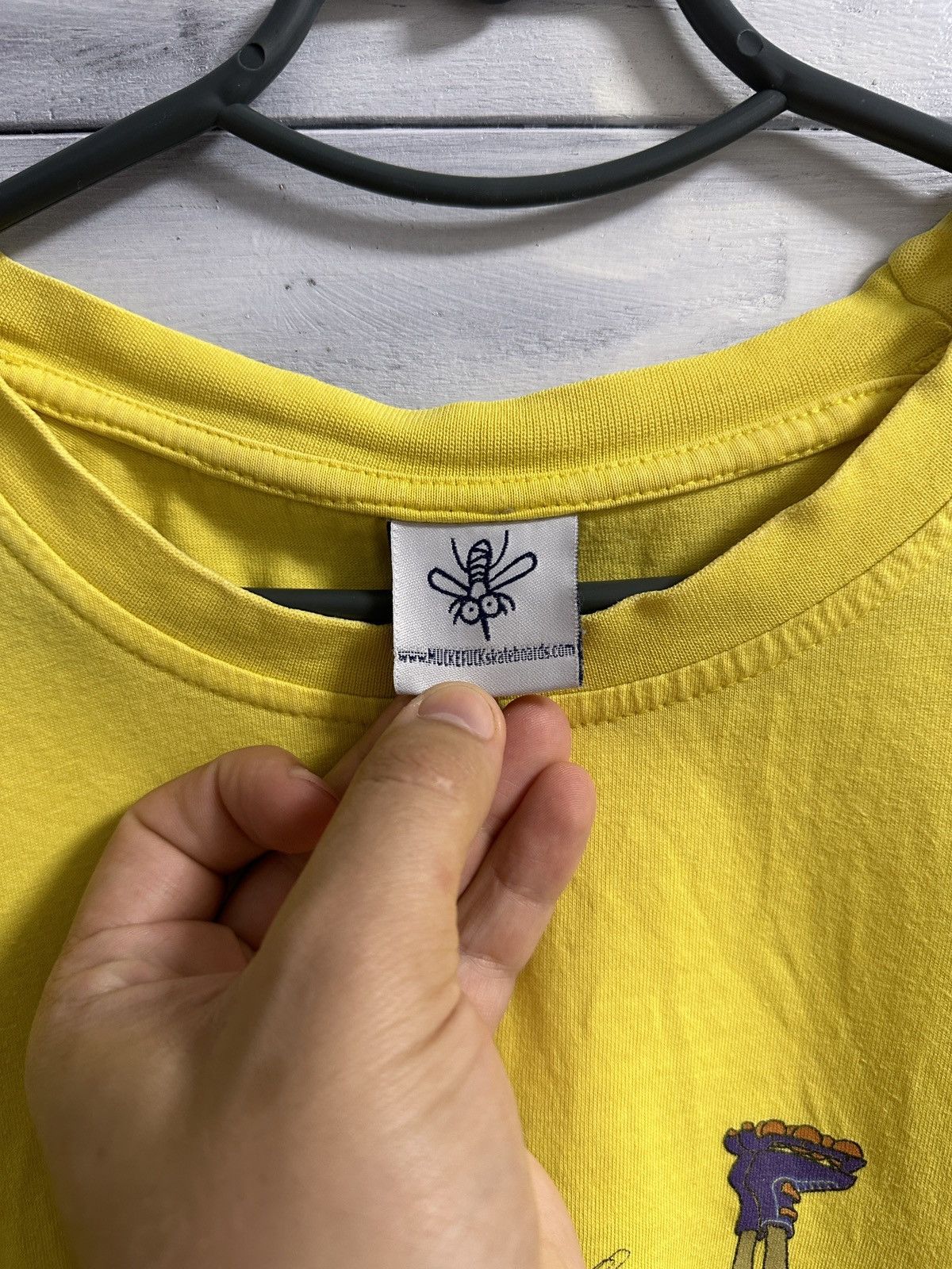 Vintage Rare T-Shirt MUCKEFUCK 100% Skateboarding Y2K Size US L / EU 52-54 / 3 - 6 Thumbnail