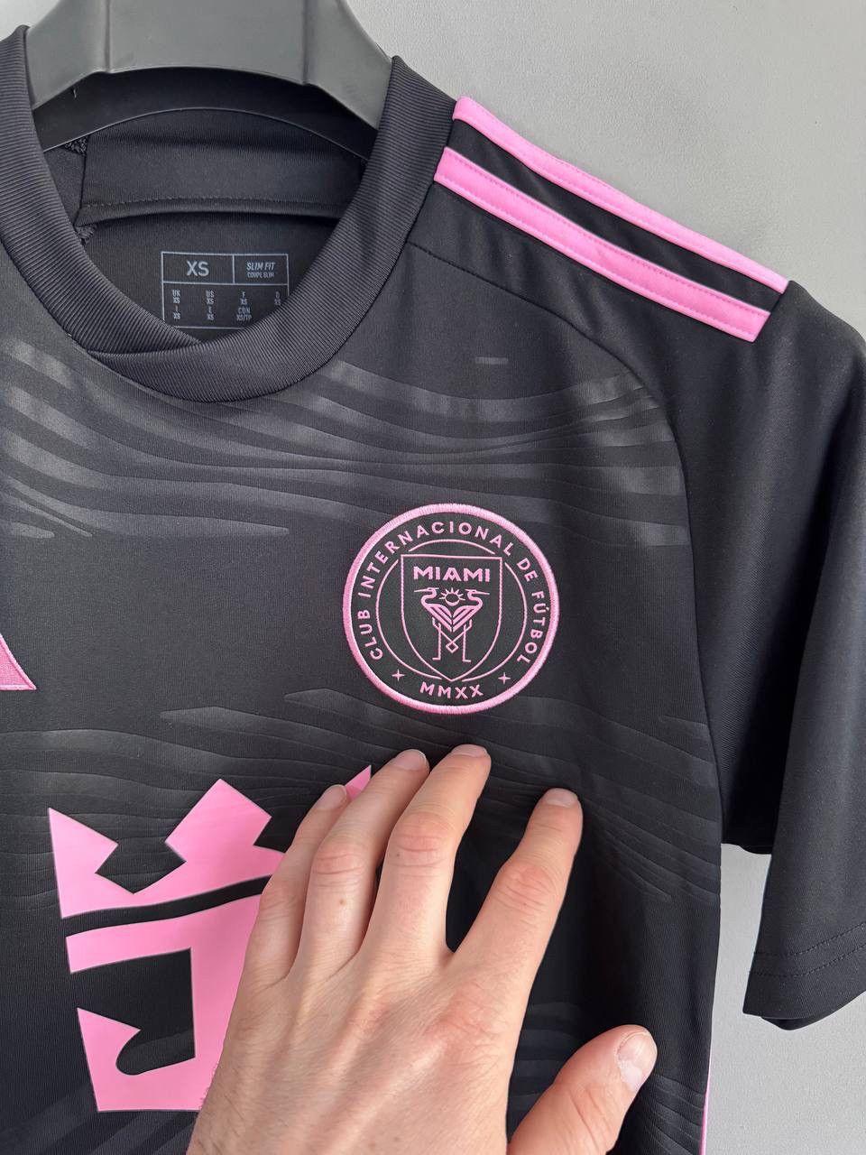 Adidas Inter Miami MLS 2023/24 Away Soccer Jersey #10 MESSI, XS Size US XS / EU 42 / 0 - 5 Thumbnail