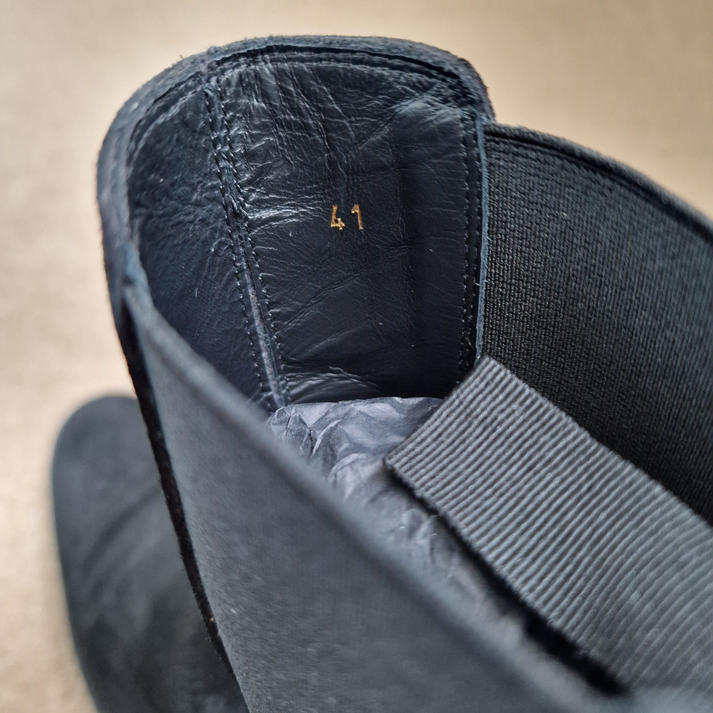 From The First AW18 Black Suede Chelsea 'Luca' Boots (41 EU) Size US 8 / EU 41 - 9 Thumbnail