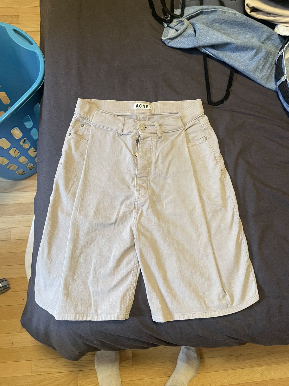 Acne Studios Wells Grey SS13 Japanese Acne studio shorts Size US 33 - 1 Thumbnail