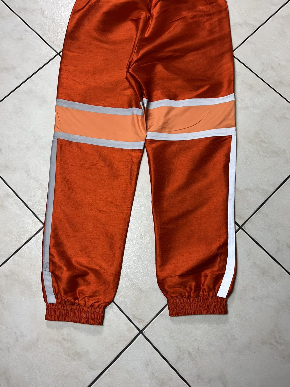 Astrid Andersen × Designer Astrid Andersen silk silver tape track pants reflective Size US 32 / EU 48 - 16 Thumbnail