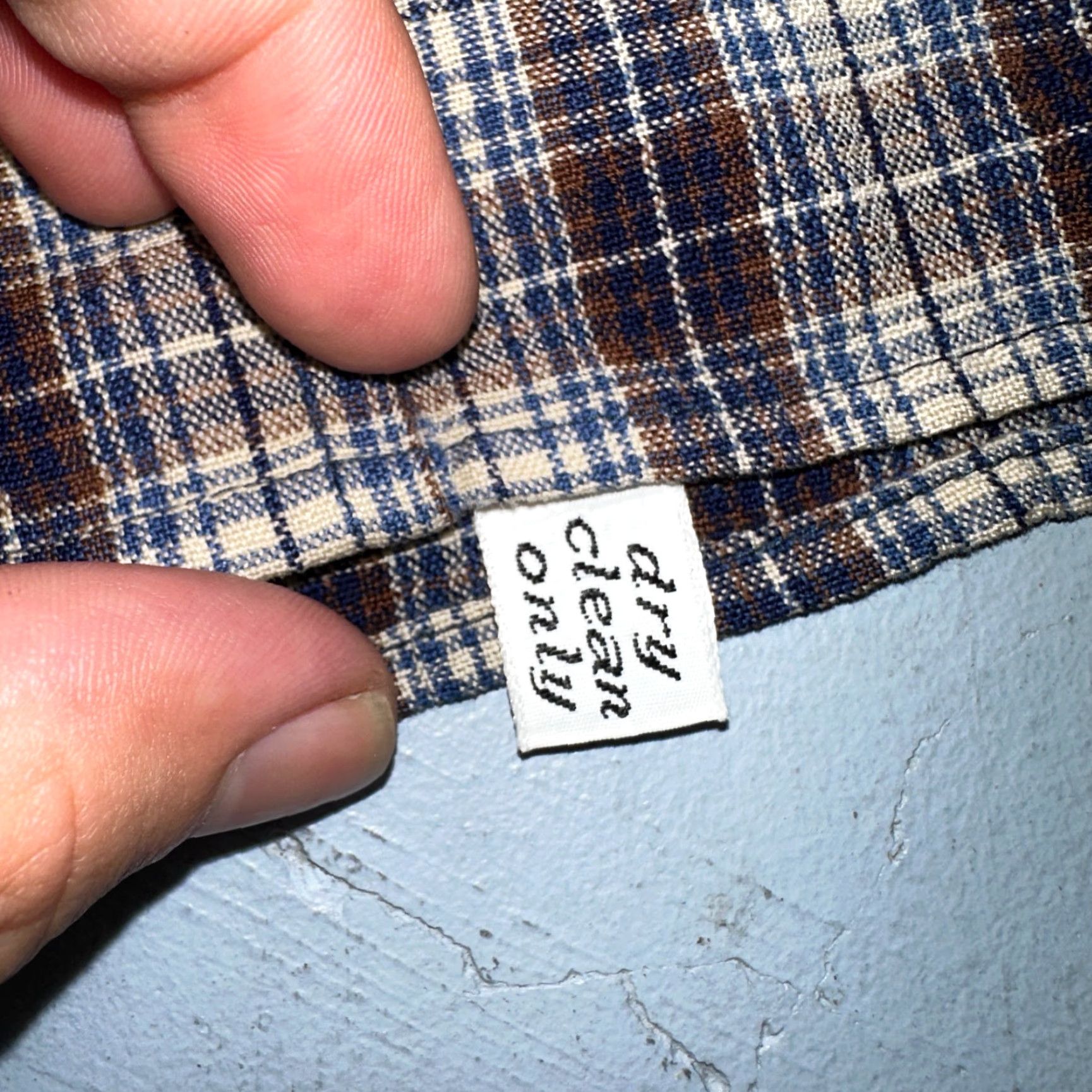 Pendleton VINTAGE Pendleton Shirt Mens M Wool Plaid Flannel USA Button 1970s 70s Brown Size US M / EU 48-50 / 2 - 4 Thumbnail