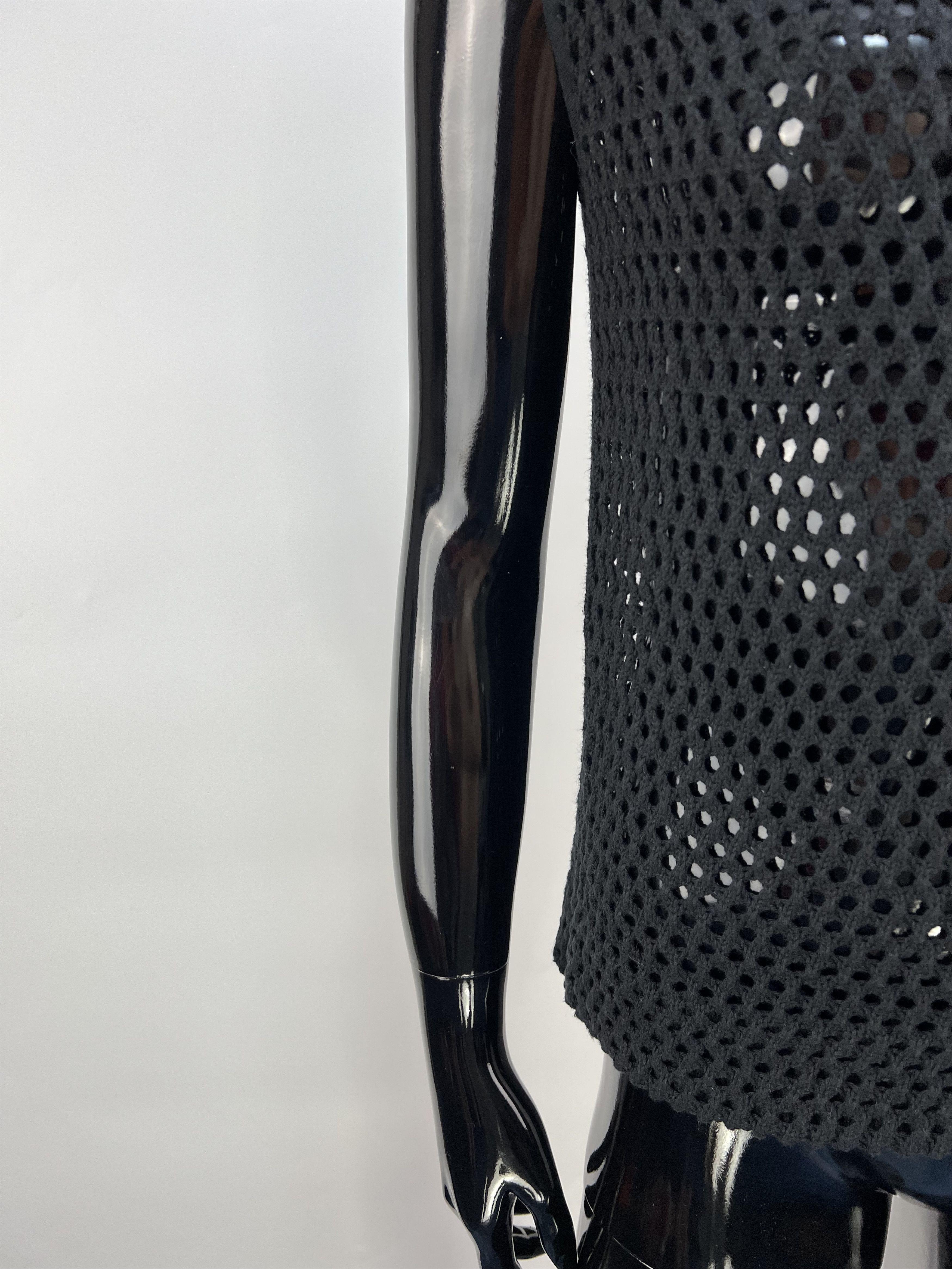 Just Cavalli Just Cavalli Cotton Mesh Top Blouse Size M / US 6-8 / IT 42-44 - 7 Thumbnail