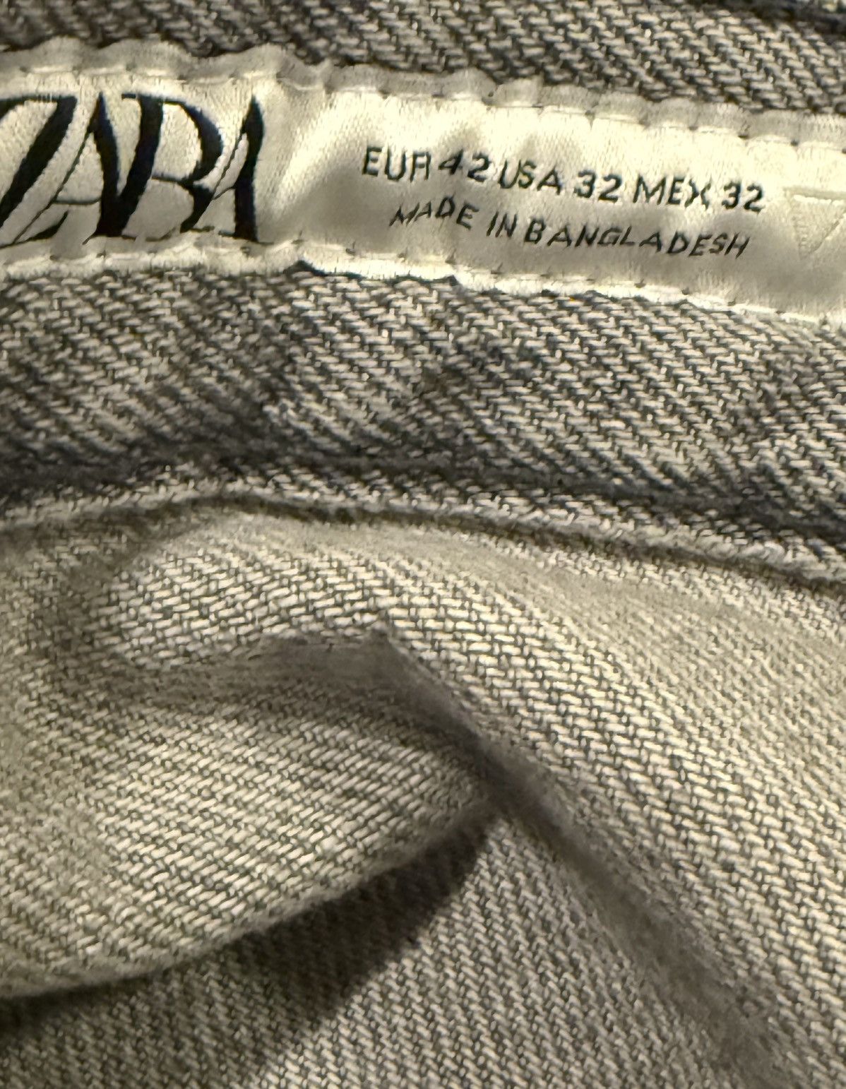 Jaded London Baggy Gray Zara Denim Jeans Size US 32 / EU 48 - 4 Thumbnail