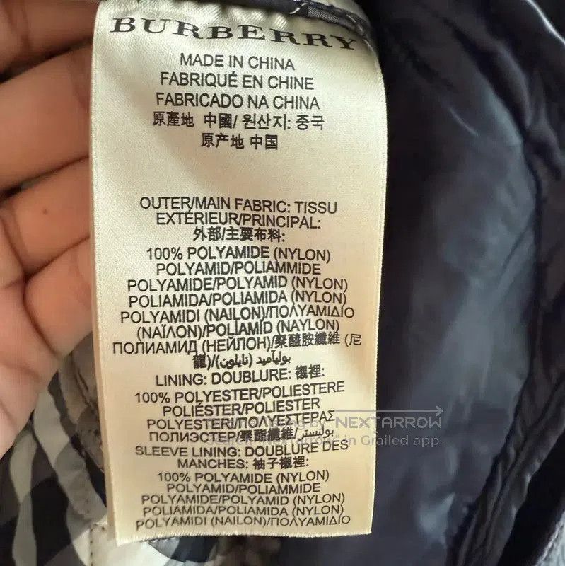 Burberry Burberry Women's Navy Cotton Padded Jacket. Size S / US 4 / IT 40 - 3 Thumbnail