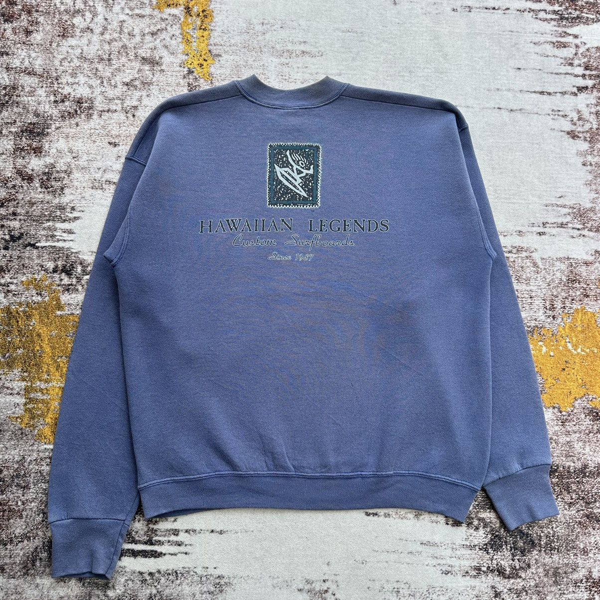 Fruit Of The Loom VINTAGE HAWAIIAN LEGENDS SURFBOARD BIG LOGO 90s Size US L / EU 52-54 / 3 - 3 Thumbnail