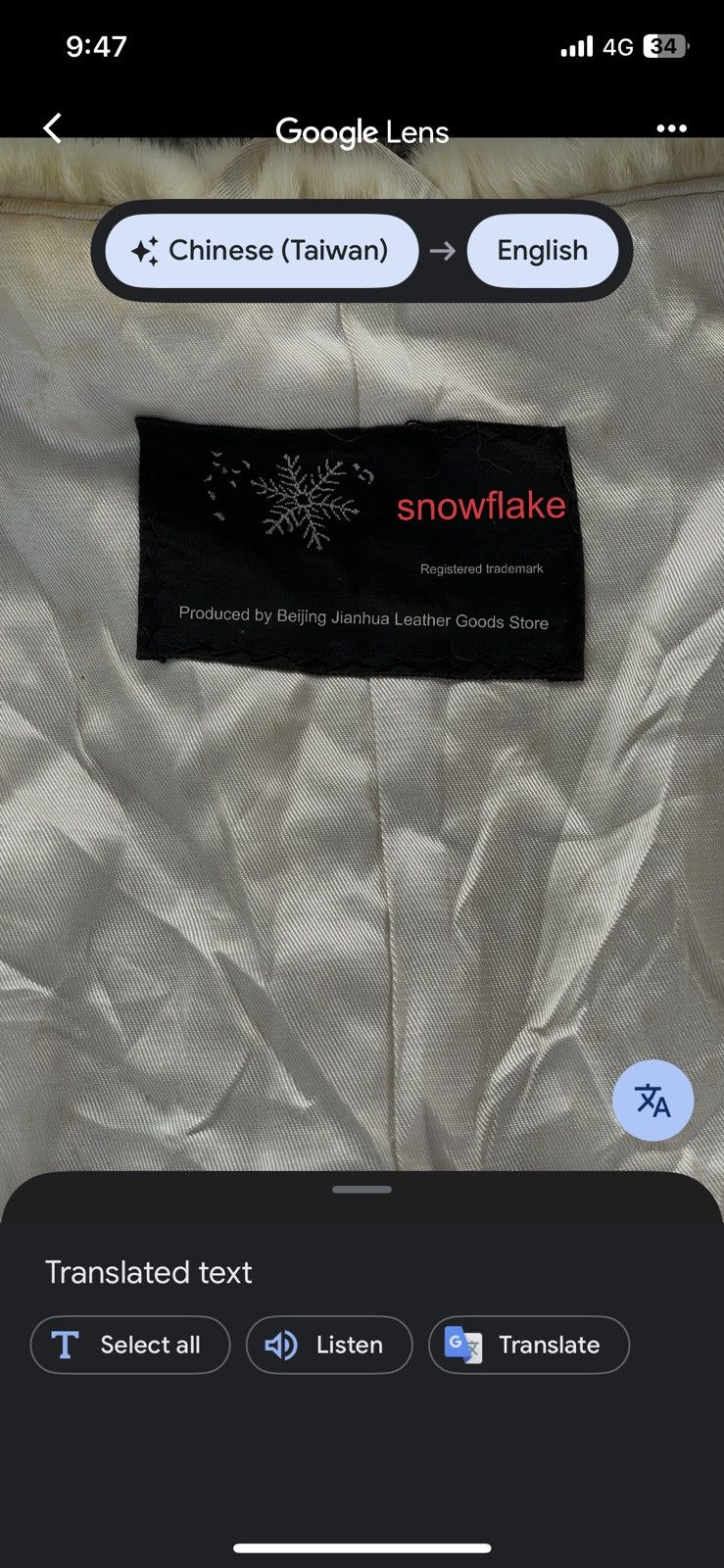 Designer Ermine Tail Cape Size M / US 6-8 / IT 42-44 - 6 Thumbnail
