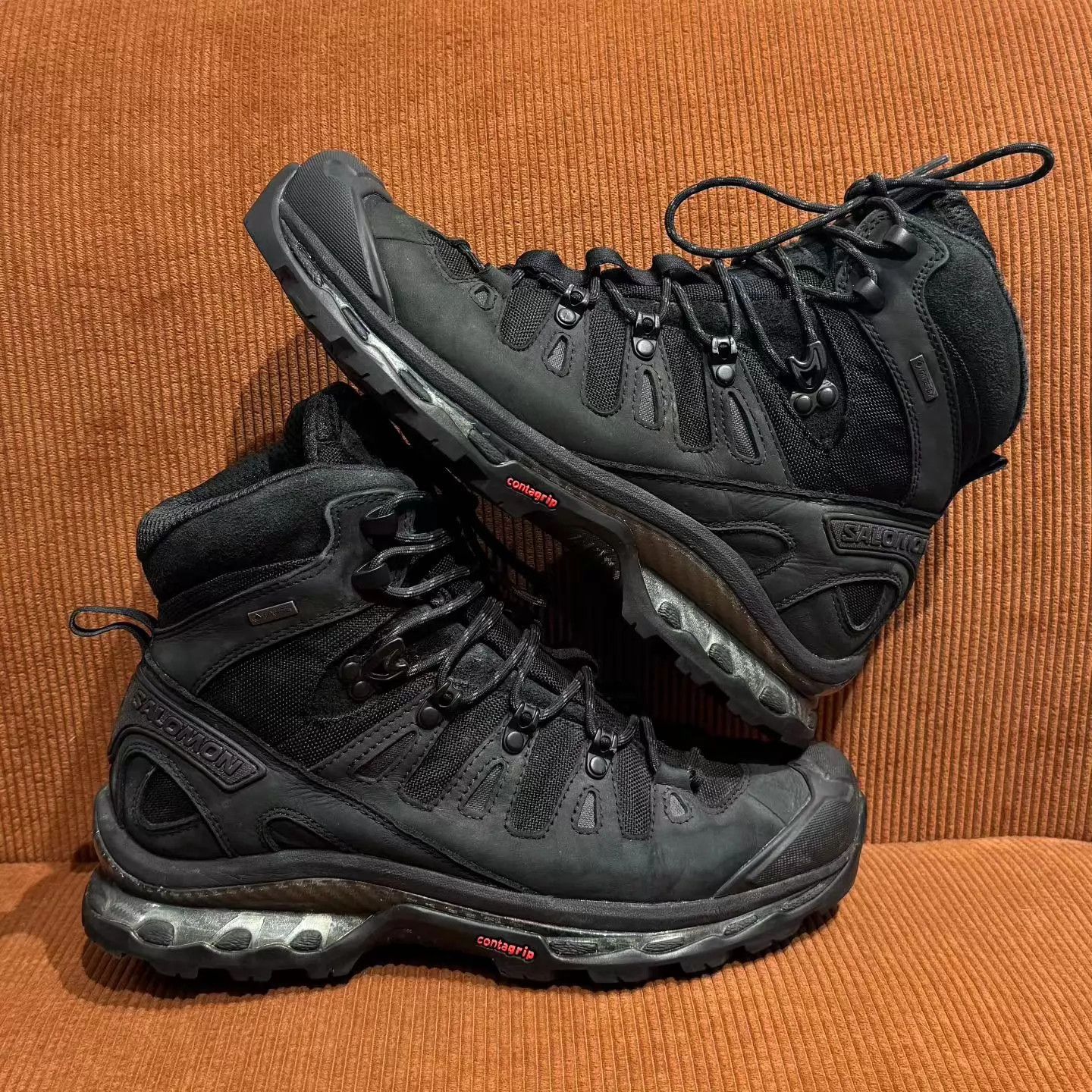 Salomon SALOMON XT-Quest 4D GTX Hiking Boots Black 43 Size US 9.5 / EU 42-43 - 3 Thumbnail