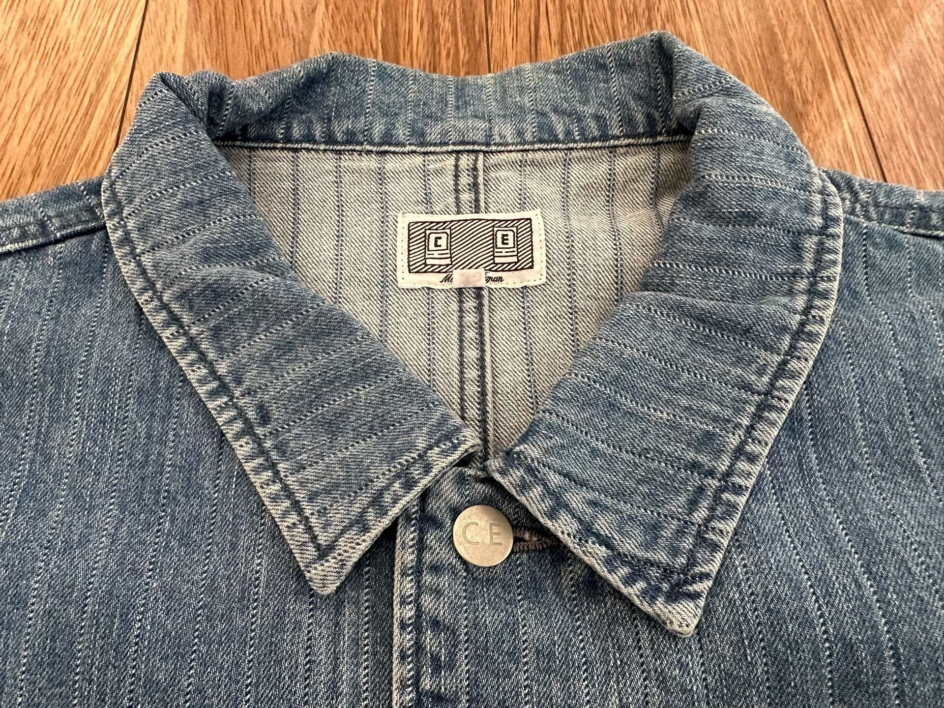 Cav Empt C.E CavEMPT Indigo Denim Jacket Size US XL / EU 56 / 4 - 4 Thumbnail