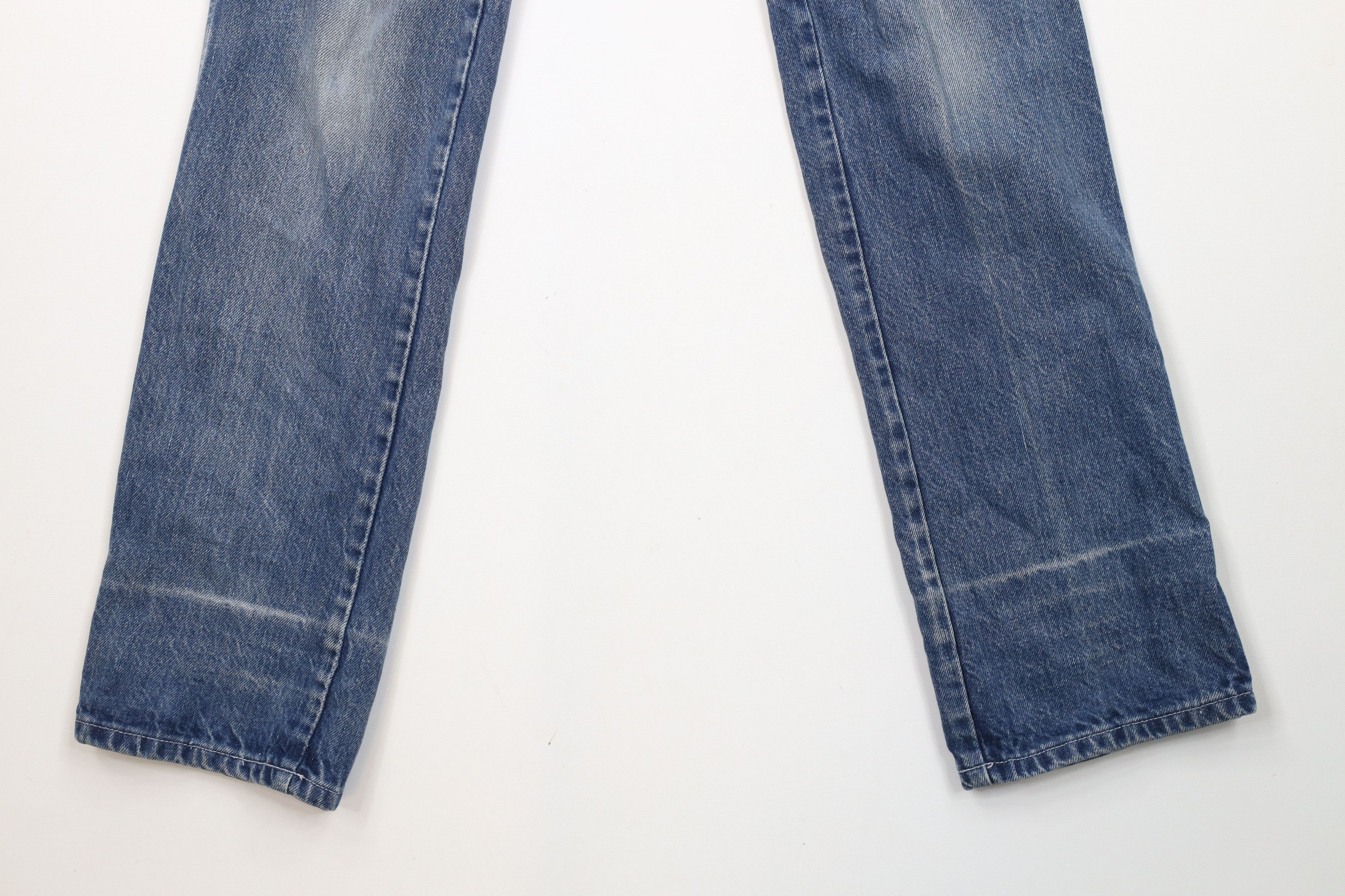 Guess × Vintage Vintage 80s Guess Skinny Straight Leg Denim Jeans Blue USA Size 24" / US 00 / IT 34 - 4 Thumbnail