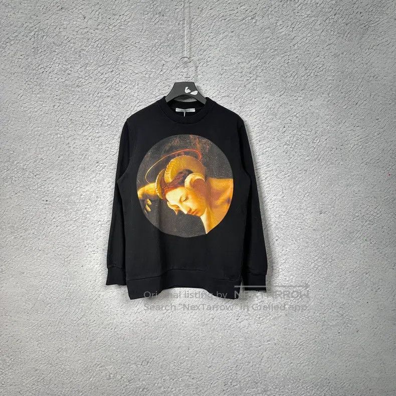 Givenchy Givenchy Black horned Virgin long-sleeve hoodie Size US S / EU 44-46 / 1 - 1 Thumbnail