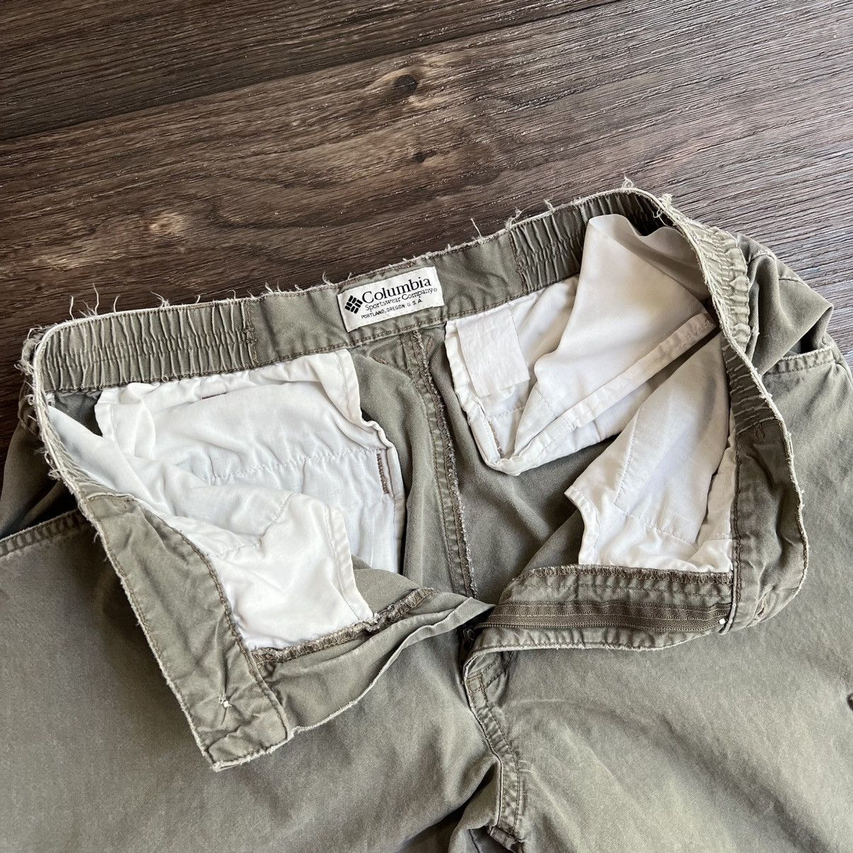 Columbia Vintage USA made Columbia thrashed cargo pants S/M Size US 30 / EU 46 - 7 Thumbnail
