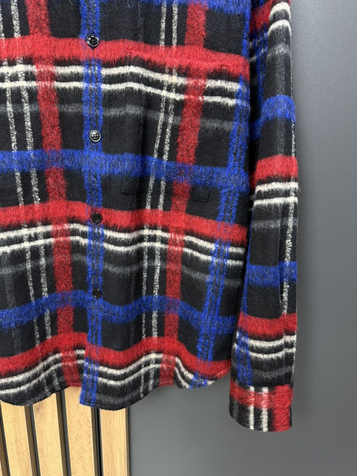 Golden Goose Golden Goose Deluxe Brand Plaid Wool Overshirt Jacket Size L Size US L / EU 52-54 / 3 - 4 Thumbnail
