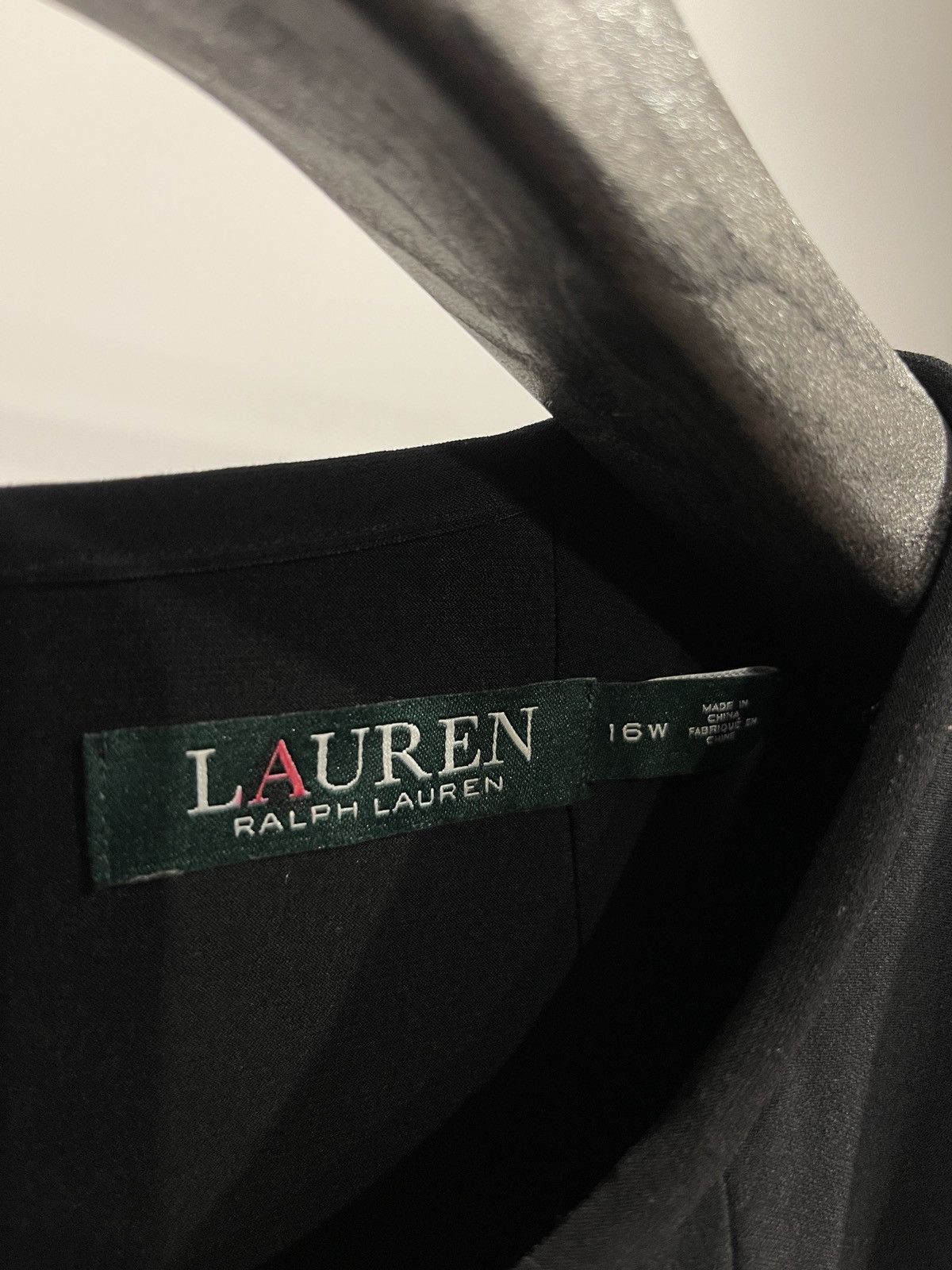 Lauren Ralph Lauren Lauren Ralph Lauren Black Ruched Sleeve Sheath Dress 16W Size XXL / US 16-18 / IT 52-54 - 3 Thumbnail