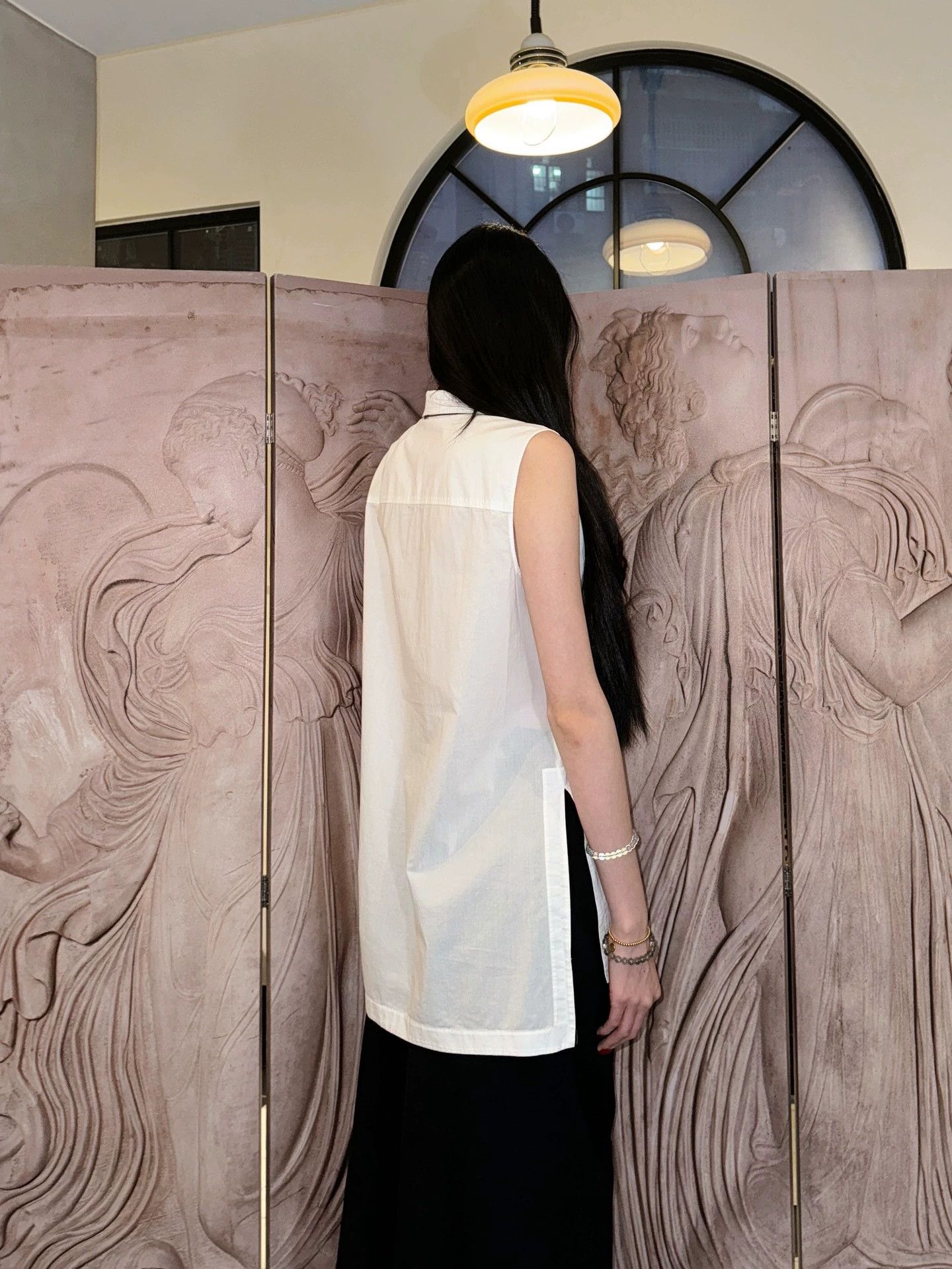 Helmut Lang Helmut Lang Minimal Sleeveless White Shirt S Vintage Size S / US 4 / IT 40 - 7 Thumbnail