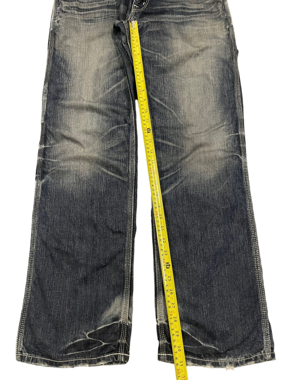 Edwin Vintage Edwin 503 Blue Trip Faded Wash Buckle Carpenter Size US 32 / EU 48 - 11 Thumbnail