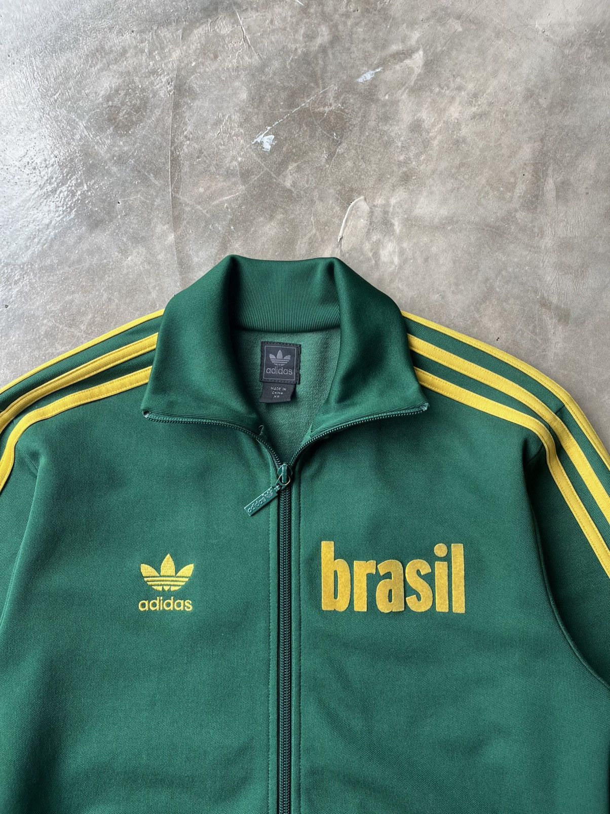 Adidas VINTAGE 2006 ADIDAS BRAZIL TRACKTOP Size US XS / EU 42 / 0 - 4 Thumbnail