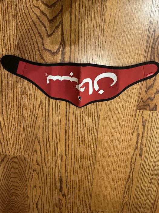 Supreme Supreme Arabic Logo Neoprene Facemask Red | Grailed