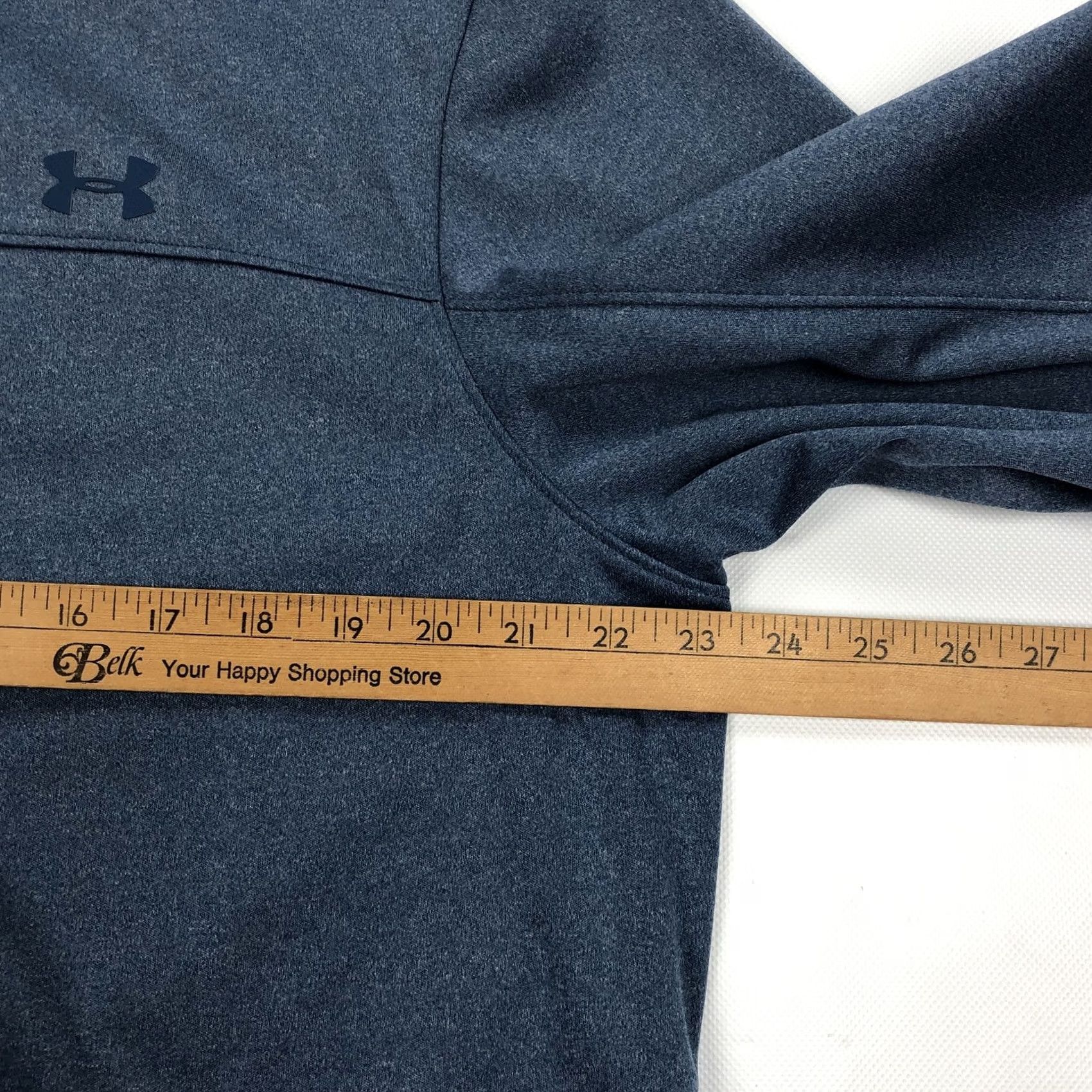 Under Armour Under Armour Men's Lg Large Blue Storm 2.0 1/4 Zip Pullover Jacket Activewear Sports Geometric Pattern) Size US L / EU 52-54 / 3 - 6 Thumbnail