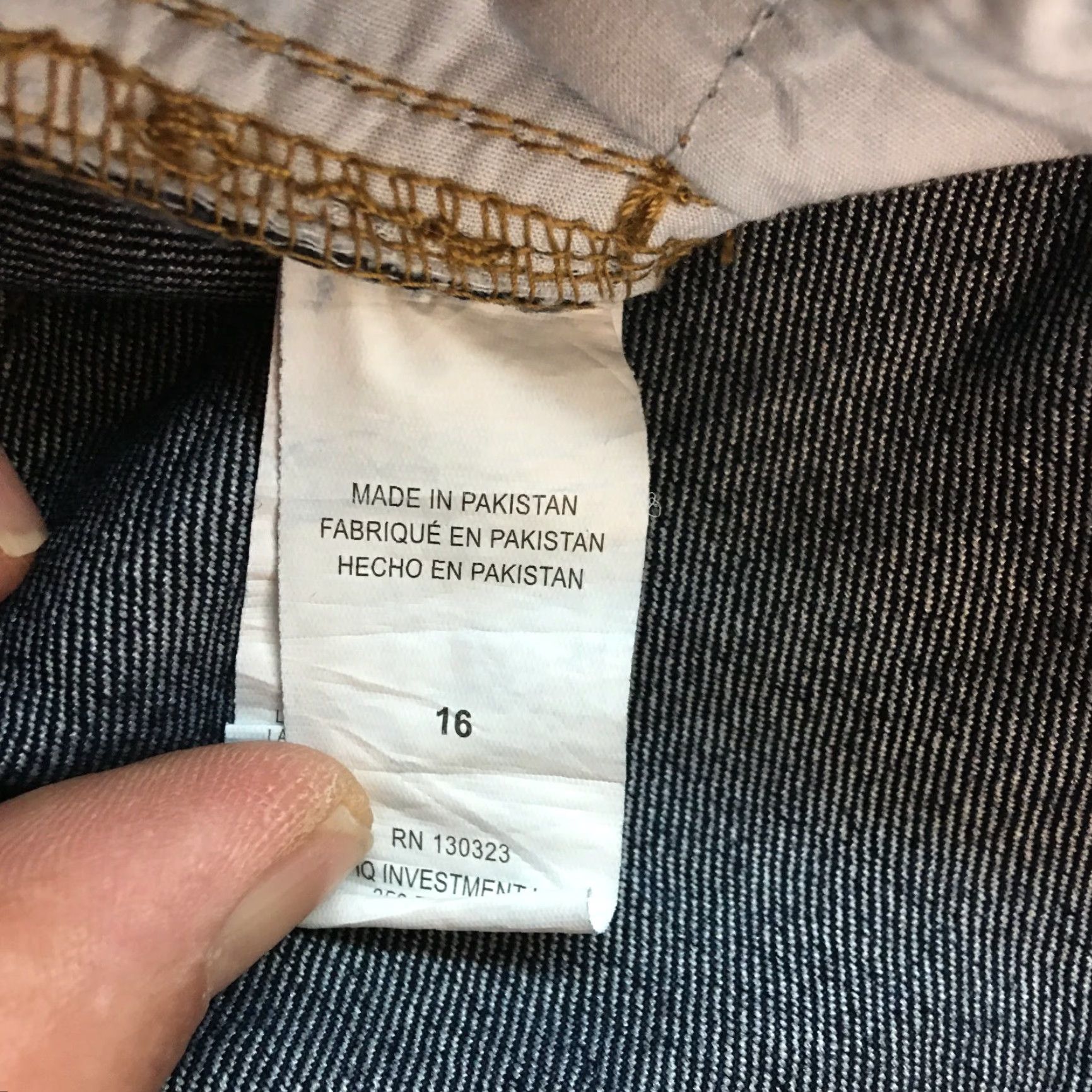 Lucky Brand Lucky Brand Straight Denim Jeans 16 Girls Classic Fit 32X29 Blue Dark Denim Jeans Women Sized 16 Size 38" / US 16 / IT 52 - 6 Thumbnail