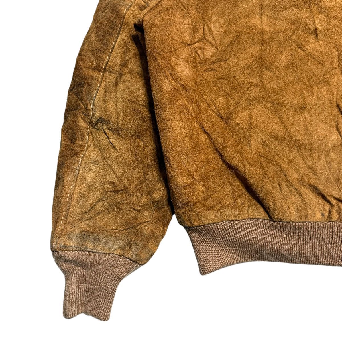Schott Vintage Schott NYC Hooded Suede Leather Jacket Size US L / EU 52-54 / 3 - 14 Thumbnail
