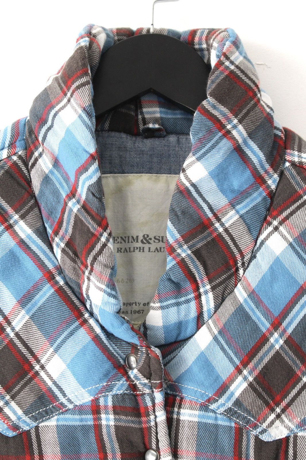 Polo Ralph Lauren DENIM & SUPPLY RALPH LAUREN PLAID QUILTED PUFFER VEST Size US XS / EU 42 / 0 - 2 Thumbnail