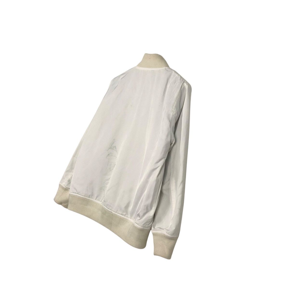 Japanese Brand 📌Rich White Vtg Bomber Jacket Urban Research Issey Miyake Size US M / EU 48-50 / 2 - 11 Thumbnail
