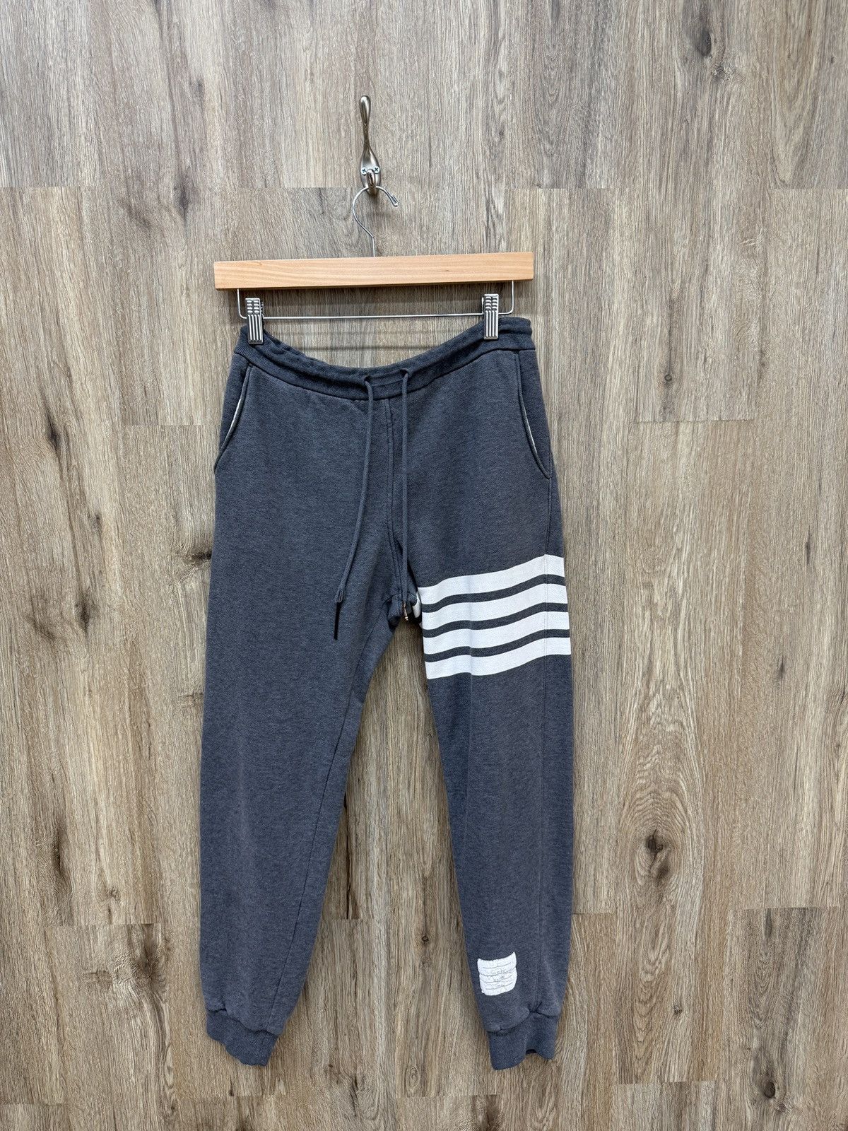 Thom Browne Thome Browne Grey Sweatpants Size US 32 / EU 48 - 1 Thumbnail