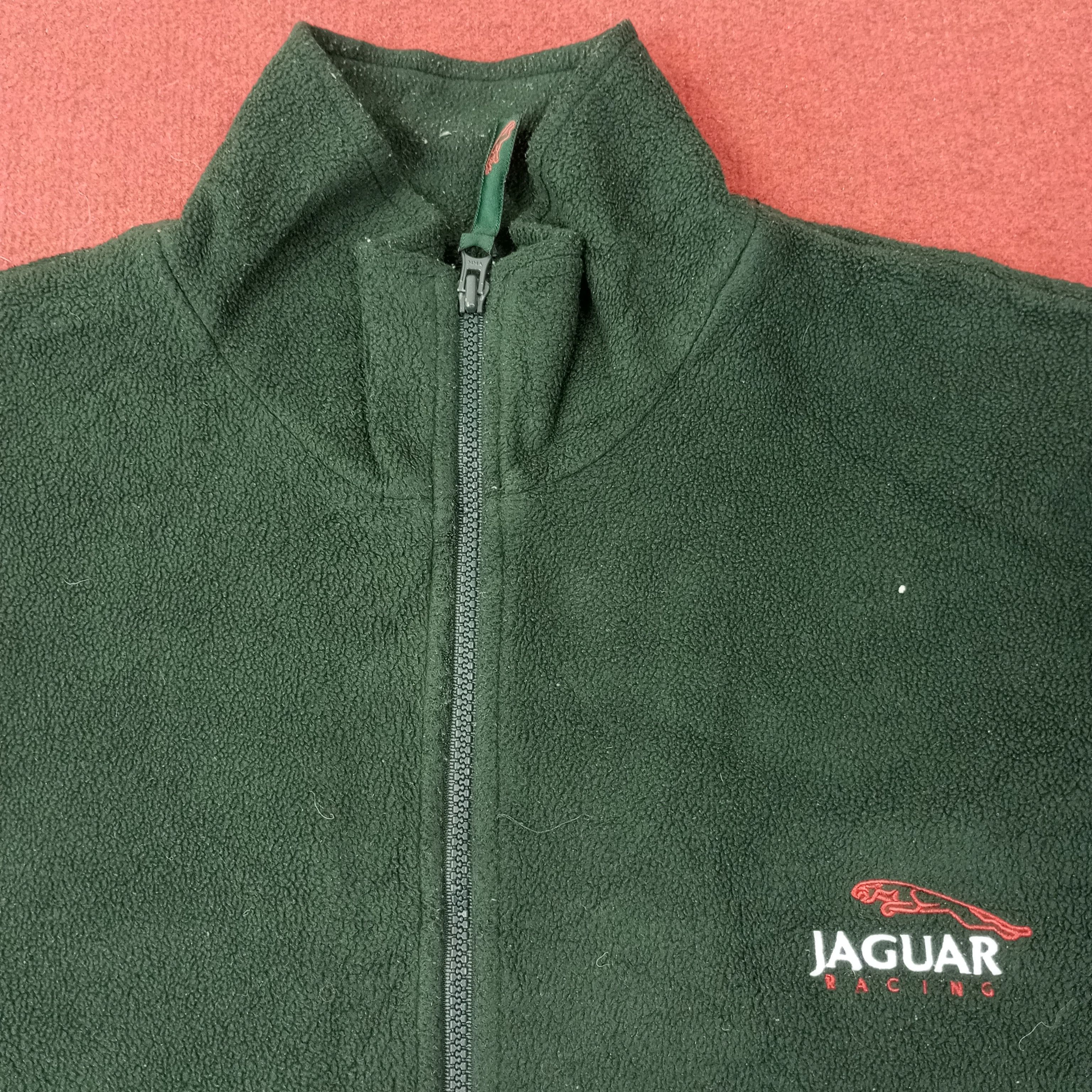 Vintage Jaguar Racing Fleece Jacket c227n10 Size US XL / EU 56 / 4 - 2 Thumbnail