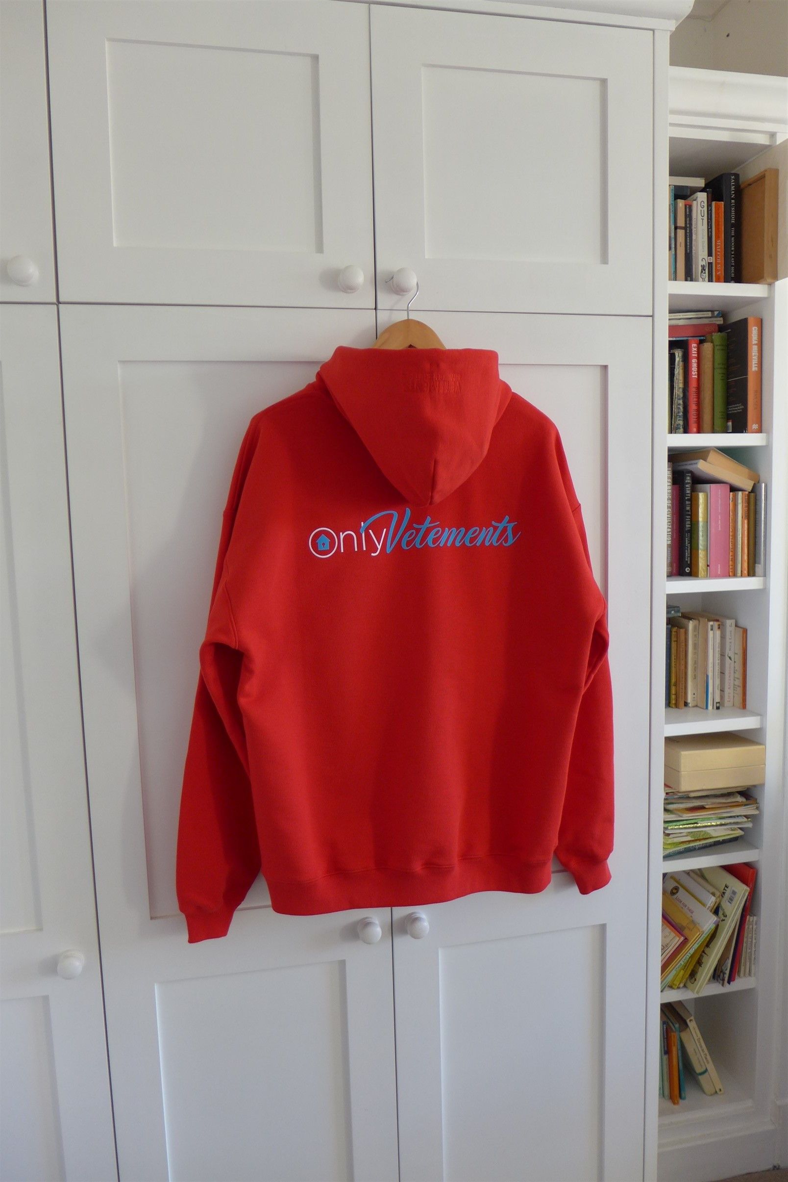 Vetements Vetements Oversized OnlyVetements Red Hoodie Size US XS / EU 42 / 0 - 2 Thumbnail