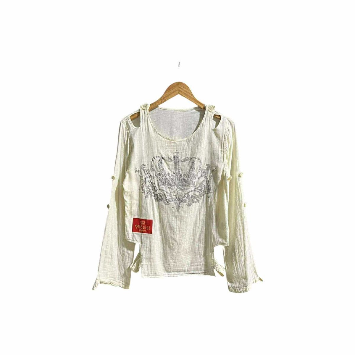 🔥Y2K Archived Hyde Hydeist Hydee’s Gauze Long Sleeve Shirt
