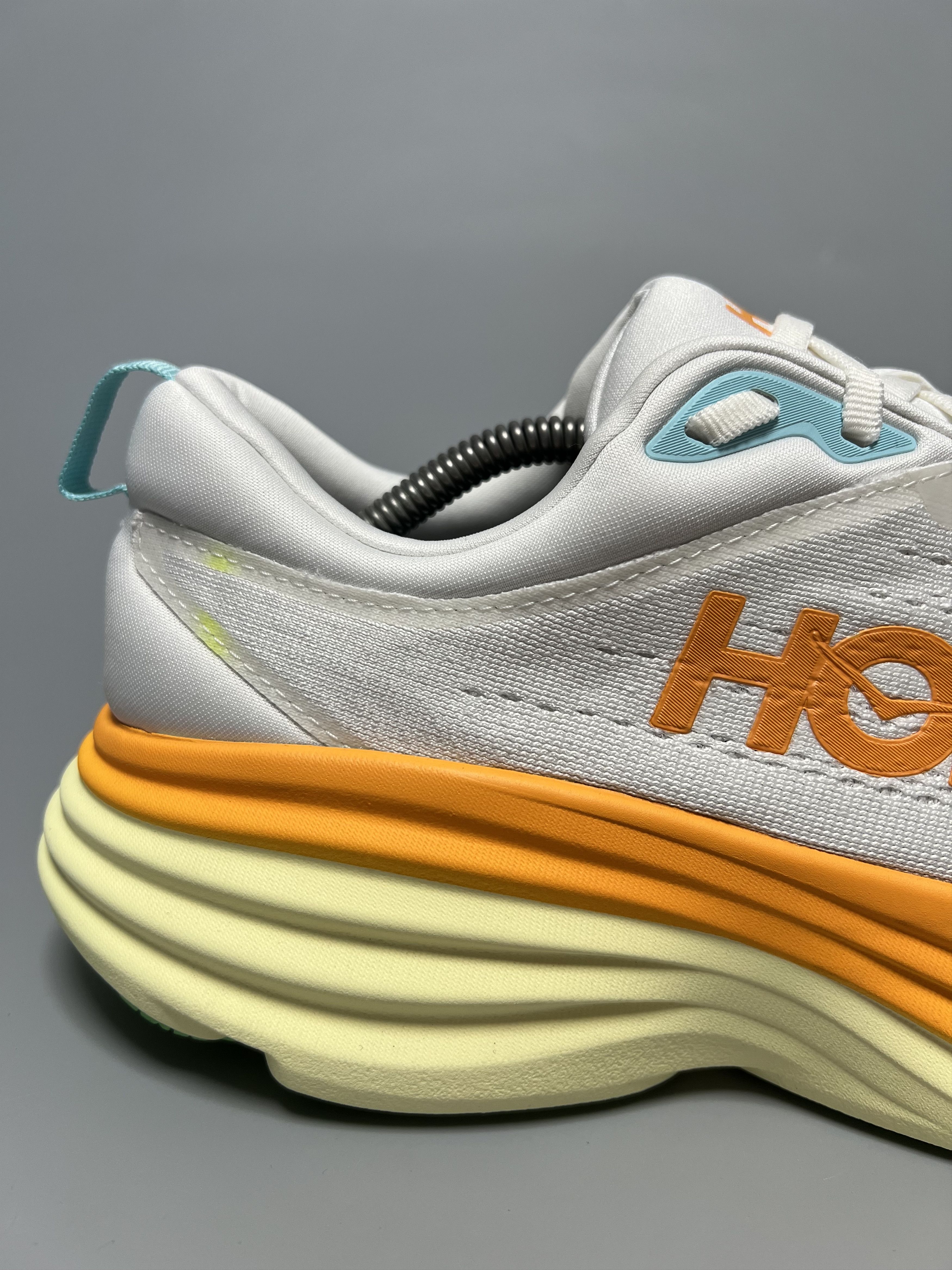Hoka 10.5D Hoka One One Bondi 8 Men's Running Shoes Gym Walking Size US 10.5 / EU 43-44 - 12 Thumbnail