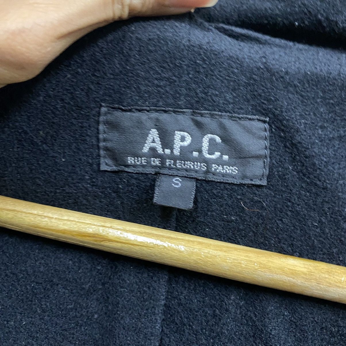 A.P.C. Vintage A.P.C. Suede Cotton Plain Zipper Hoodie Size US S / EU 44-46 / 1 - 12 Thumbnail