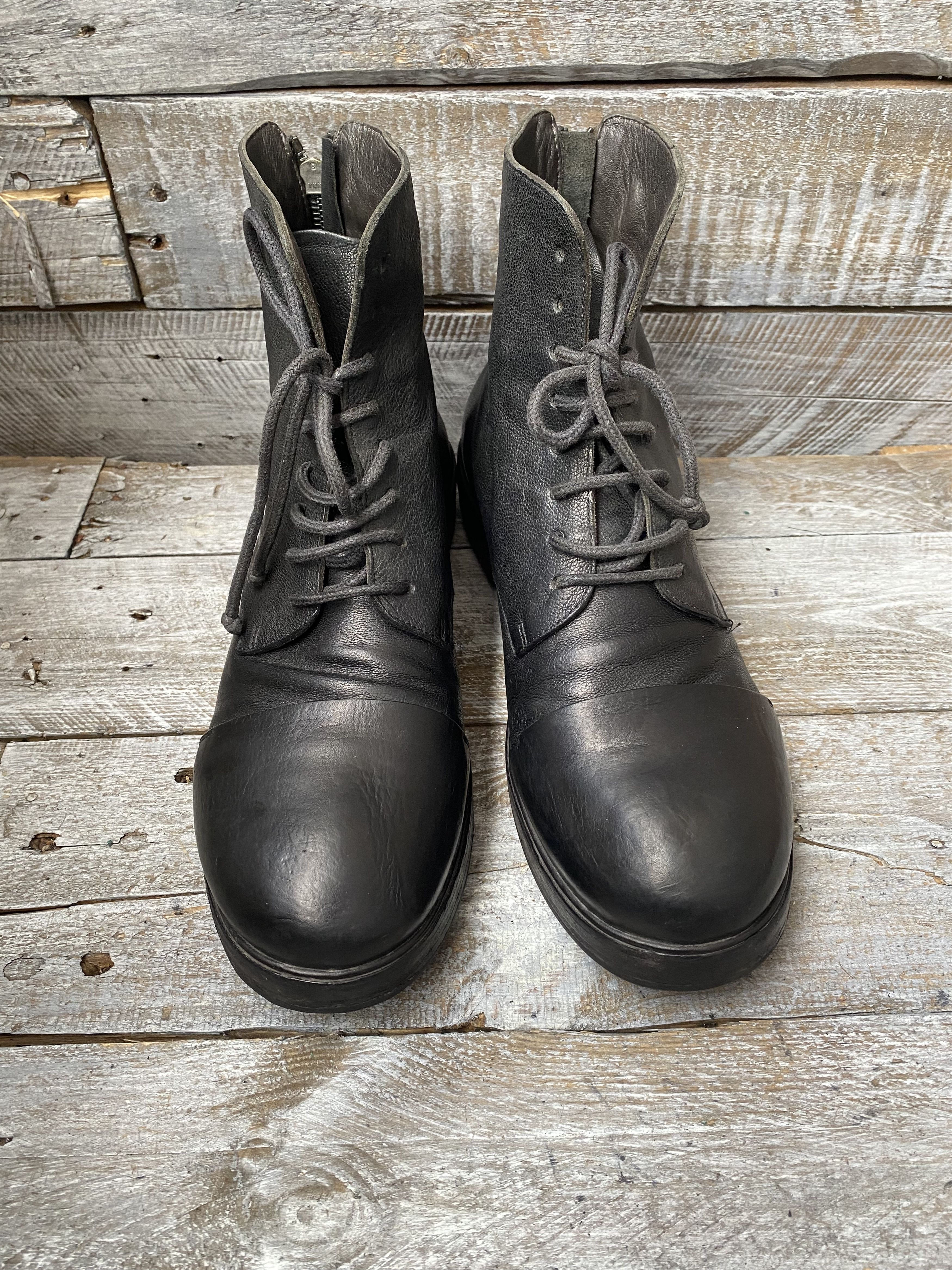 Marsell Marsell combat black leather chunky boots sz 42 Size US 9 / EU 42 - 9 Thumbnail