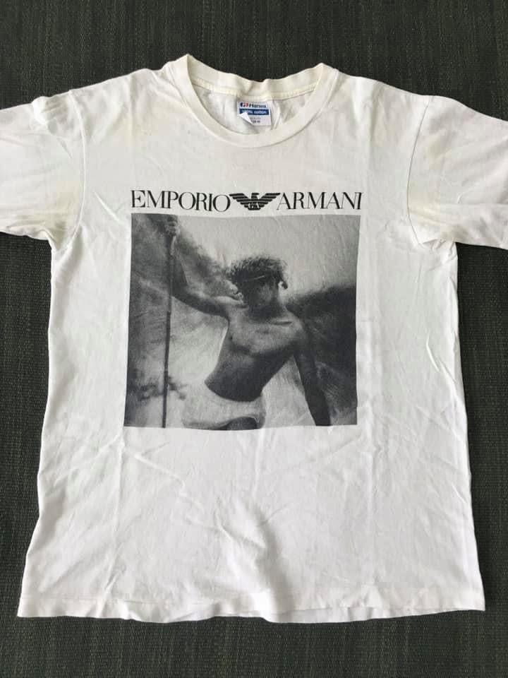 Emporio Armani Vintage 80s Emporio Armani Bruce Weber Photography Ad RARE Size US M / EU 48-50 / 2 - 5 Thumbnail